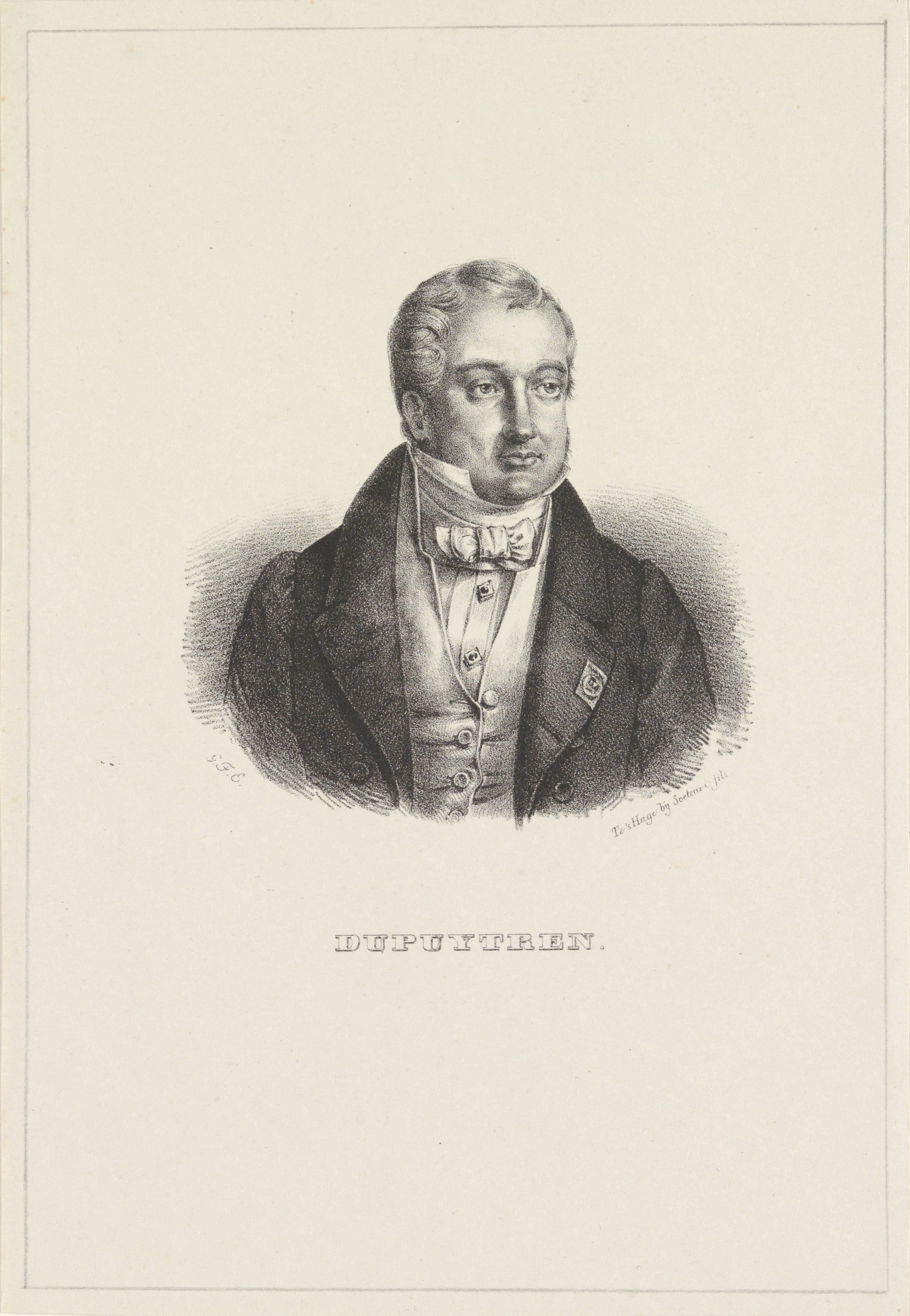 Portret van Guillaume Dupuytren