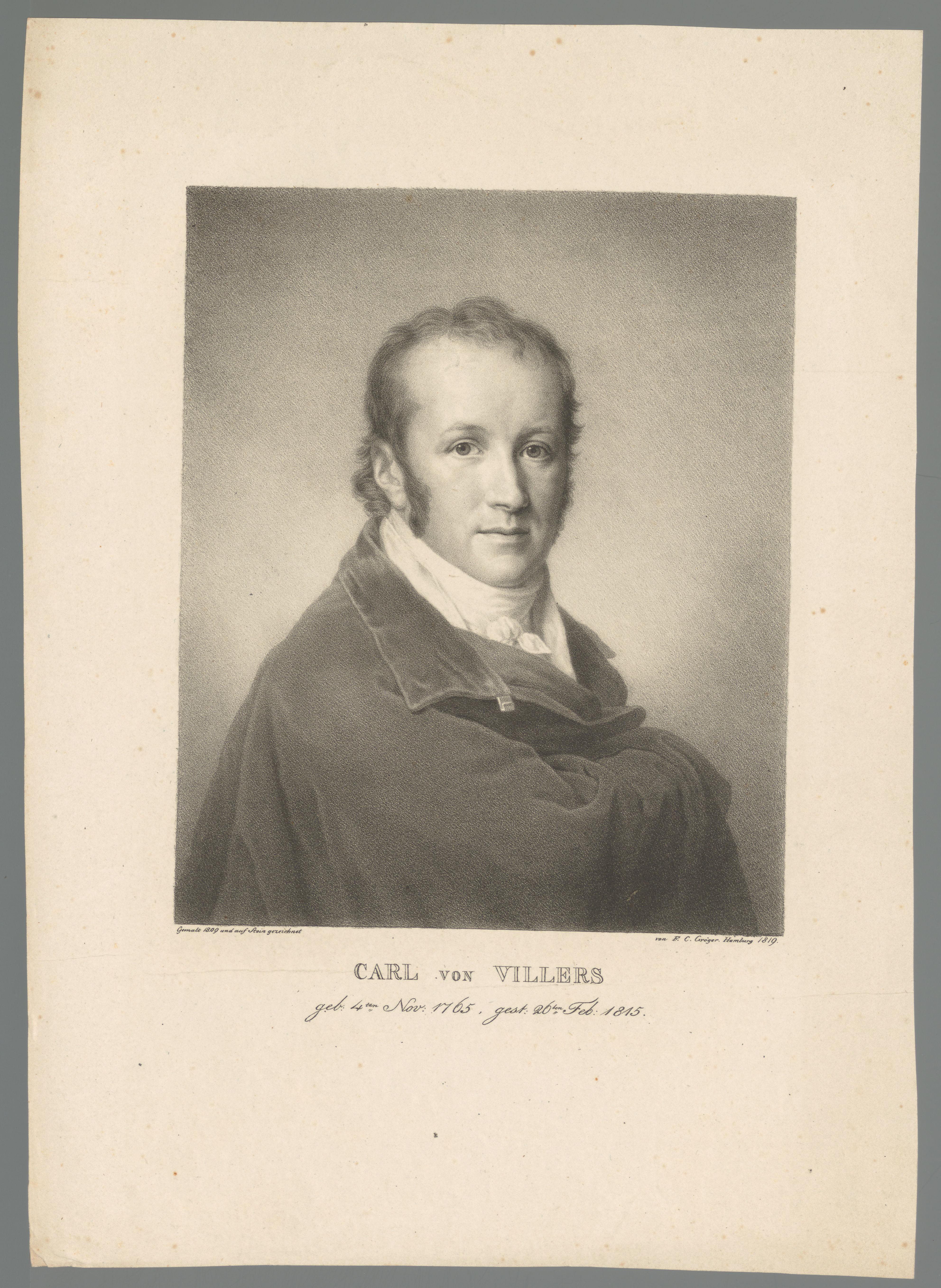 Portret van Charles de Villers