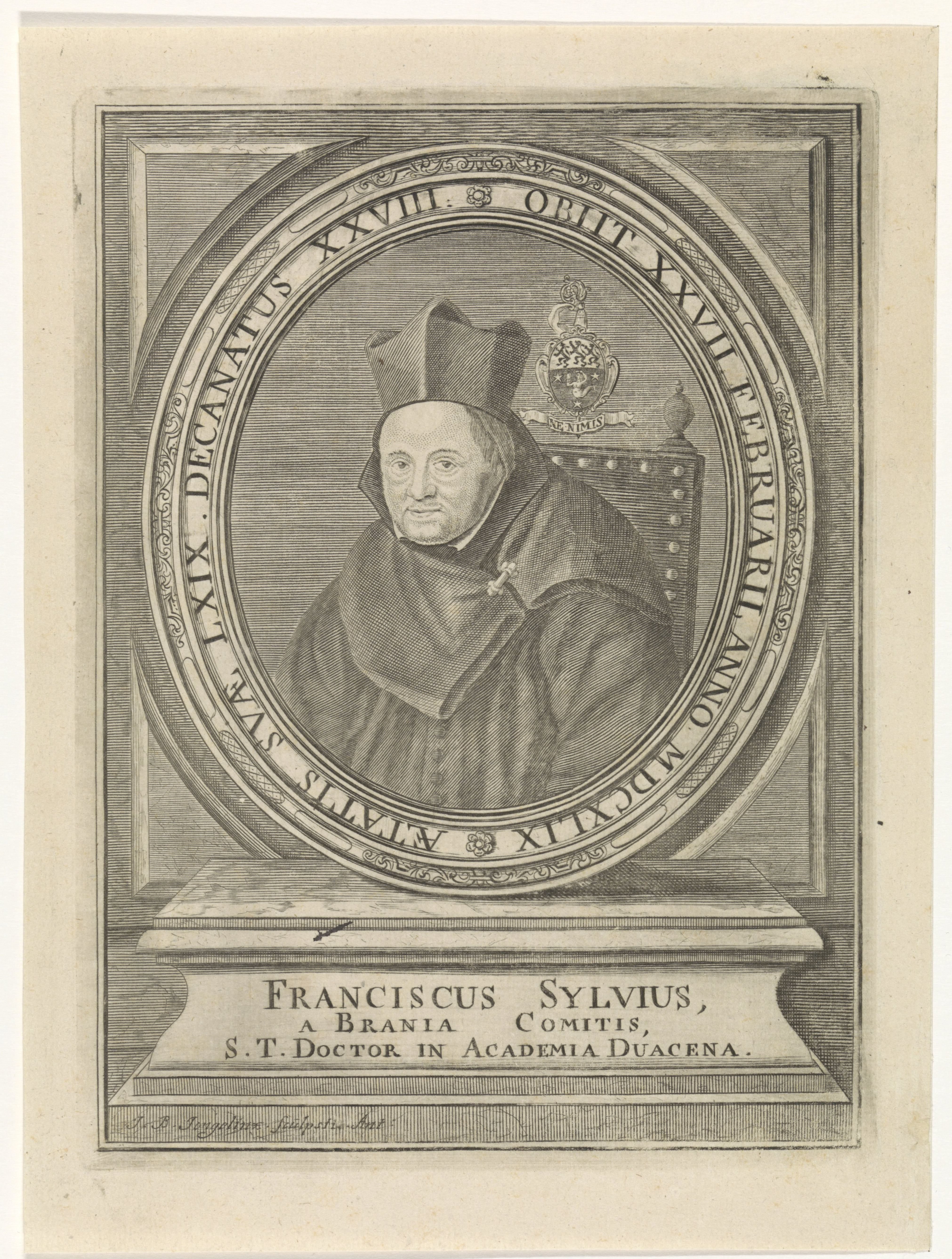 Portret van Franciscus Sylvius