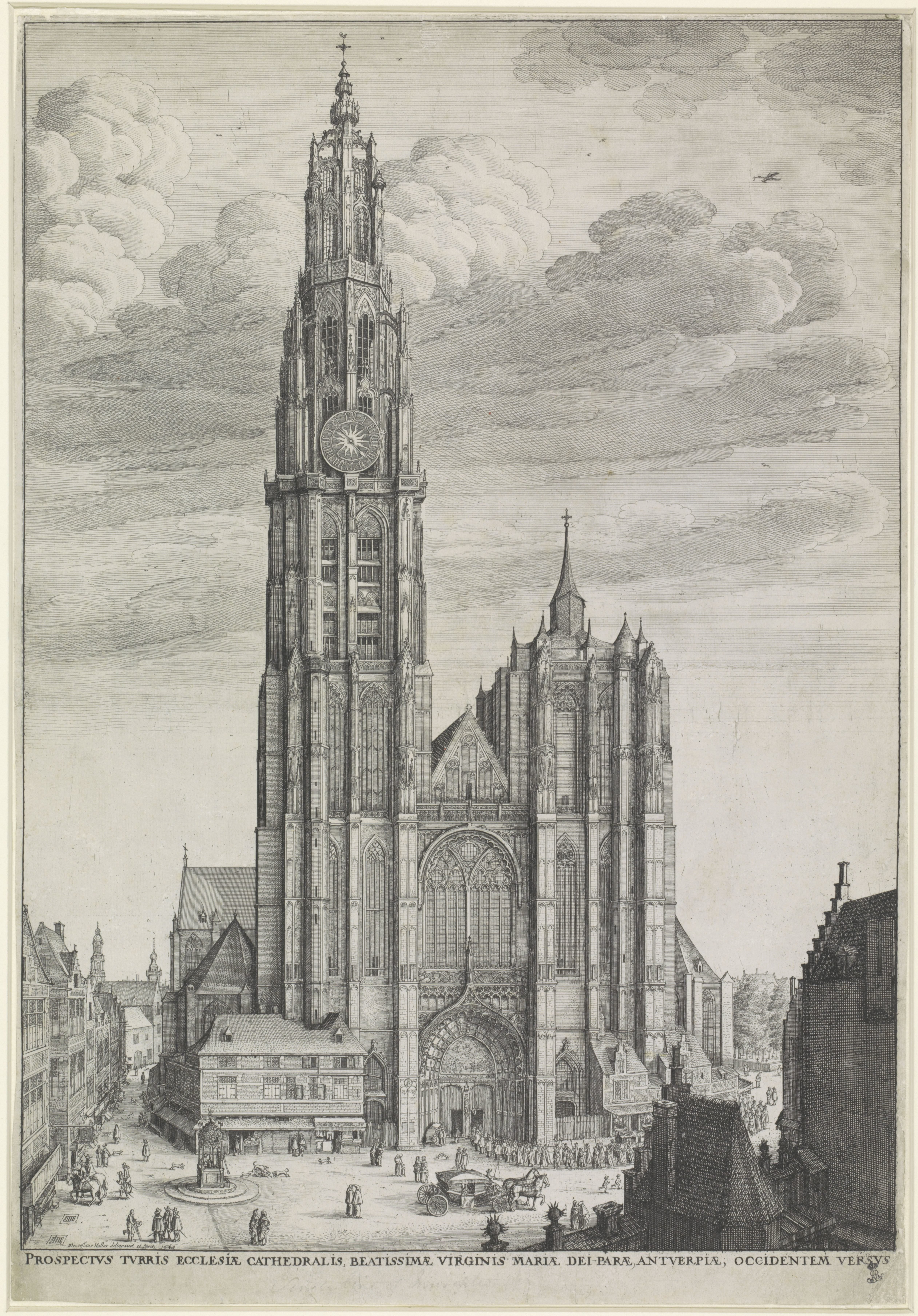 Westgevel van de Onze-Lieve-Vrouwe-Kathedraal te Antwerpen
