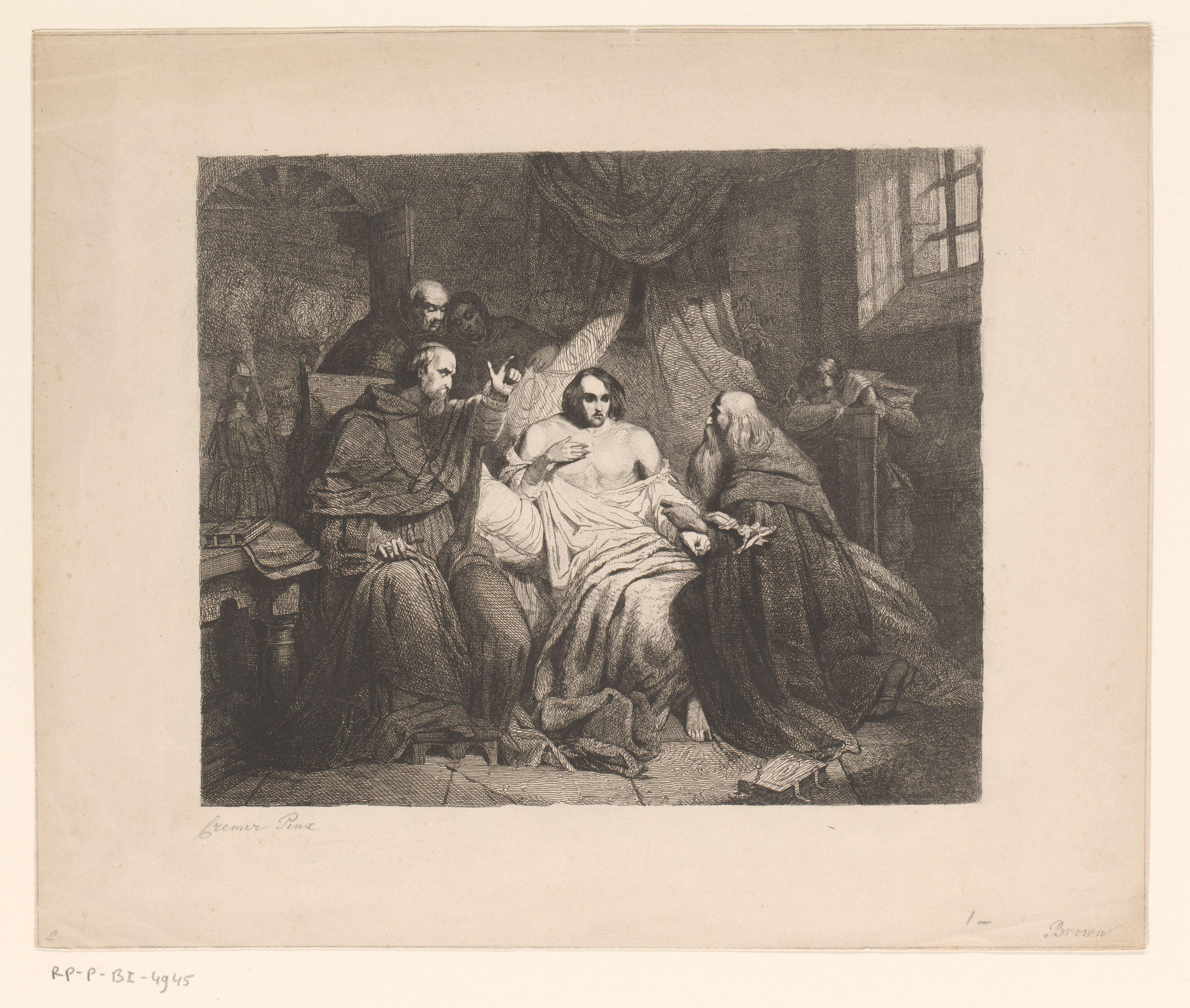 Ondervraging van Don Carlos door de grootinquisiteur Torquemada