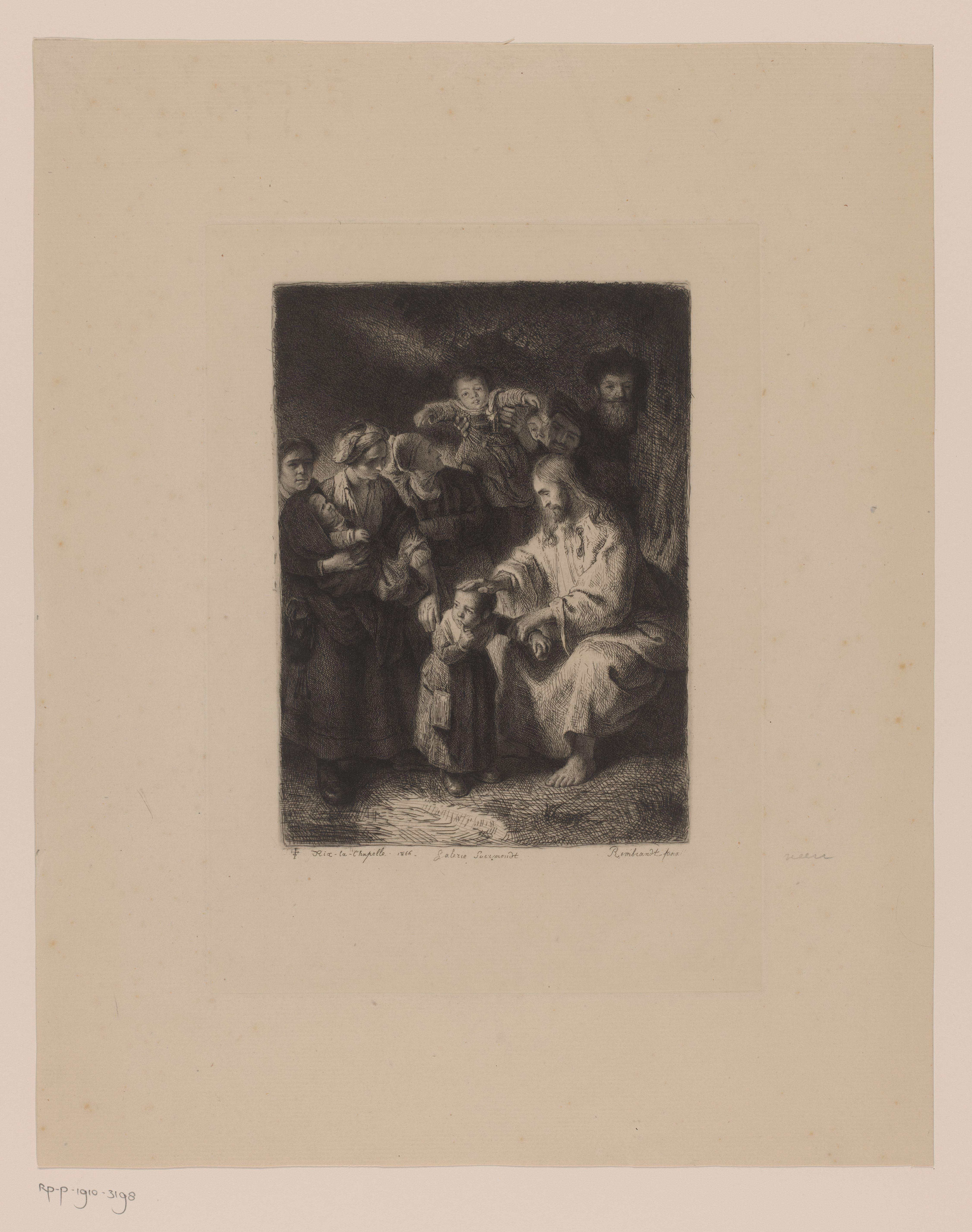 Christus zegent de kinderen