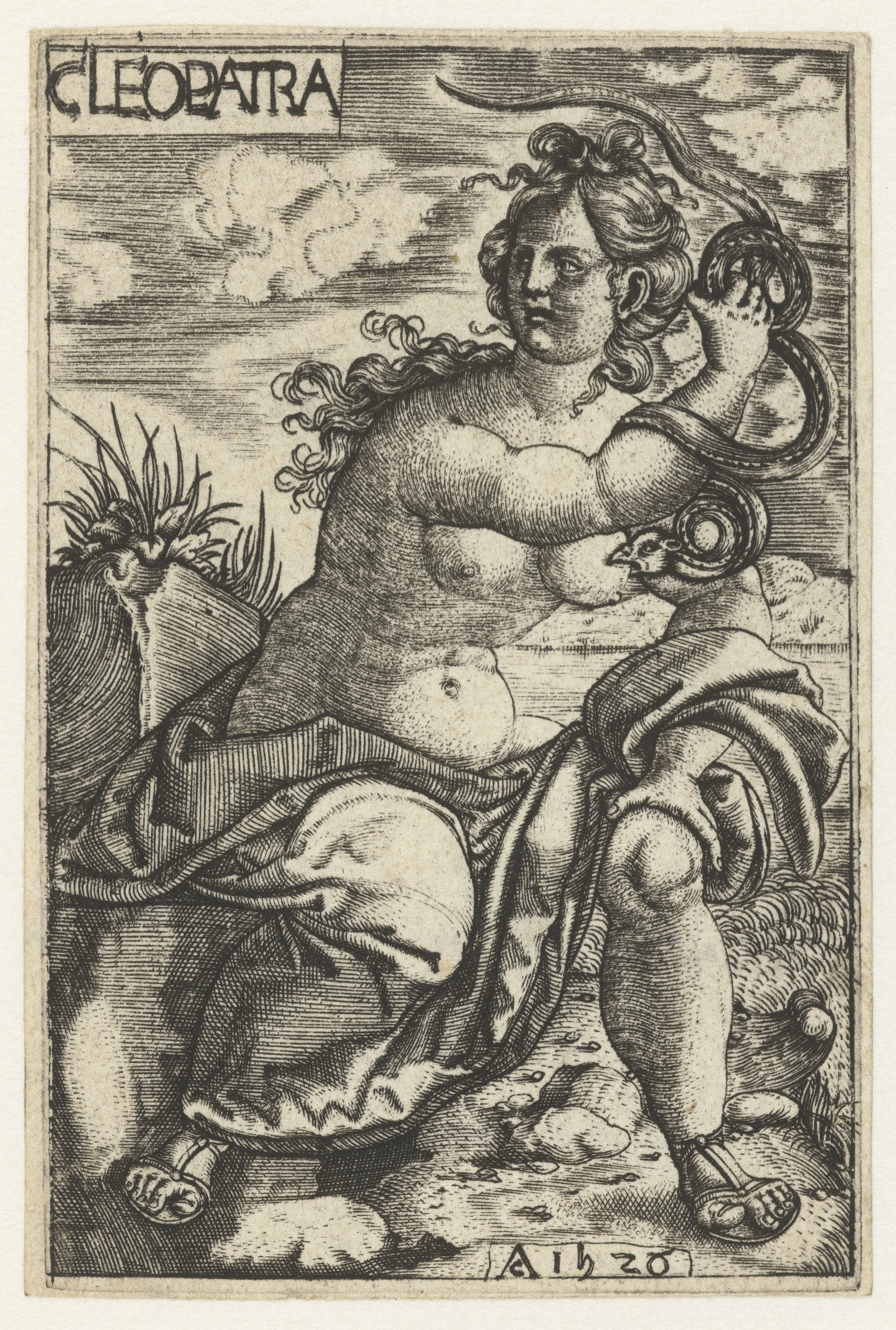 Cleopatra met slang