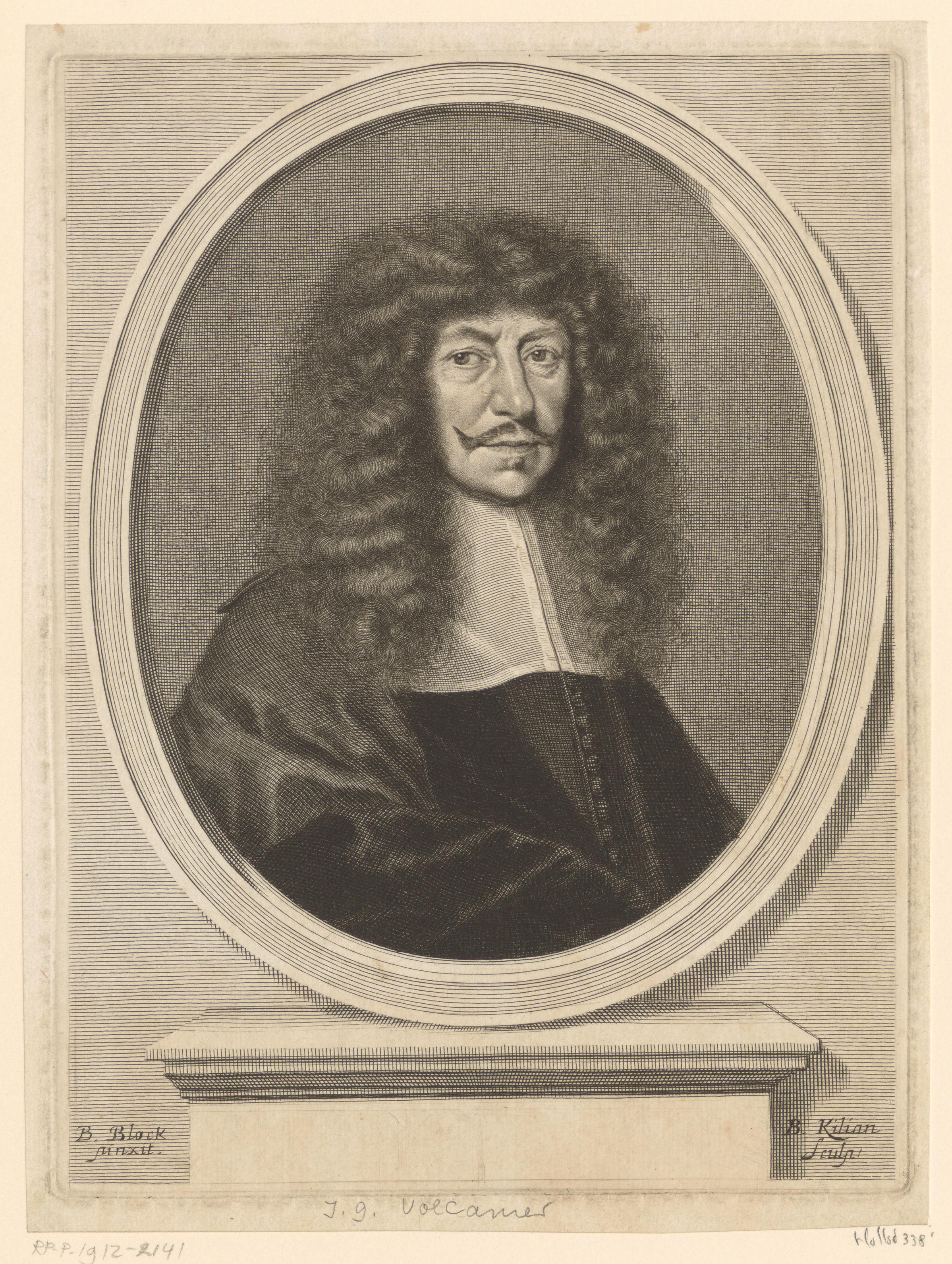 Portret van Johann Georg Volckamer