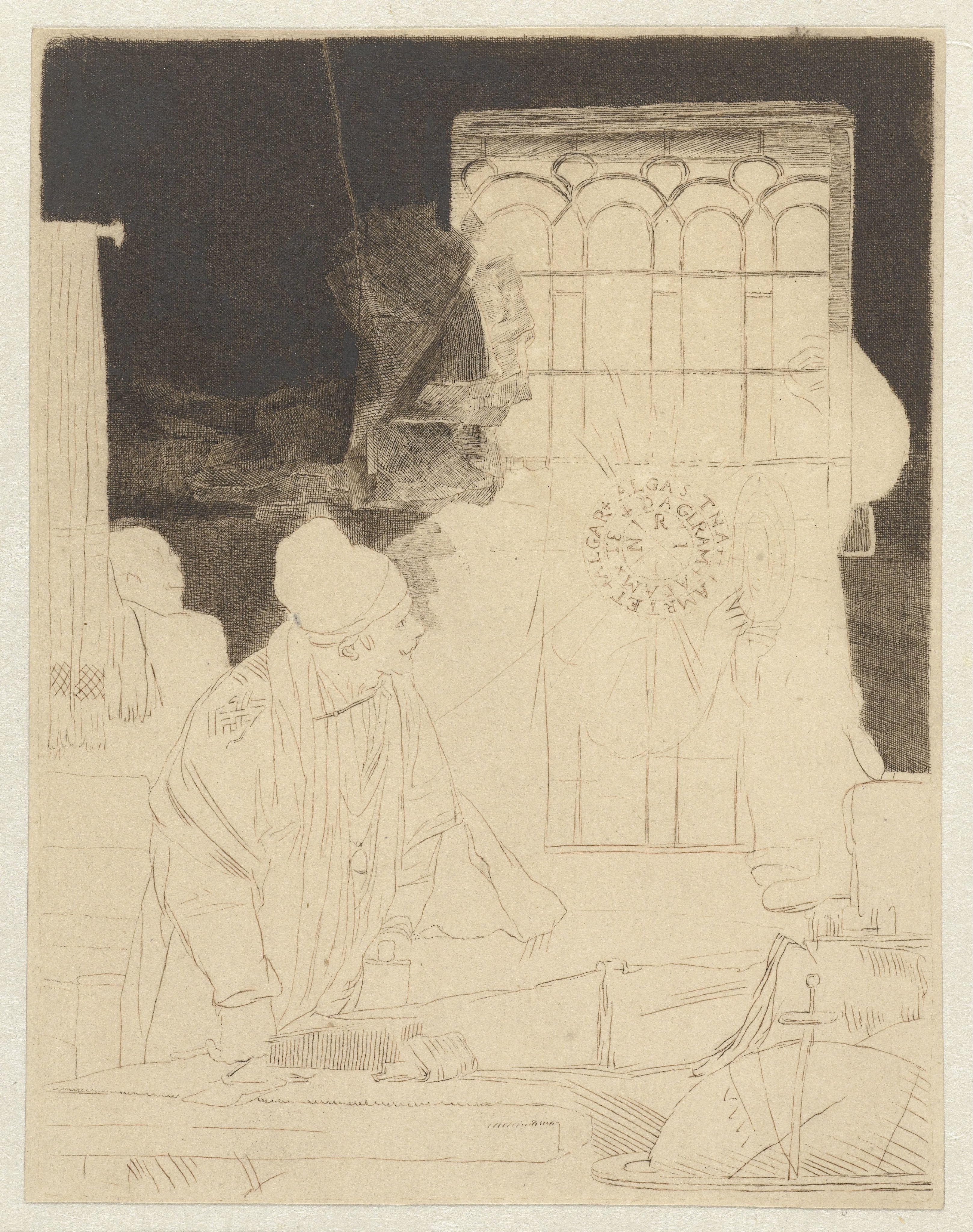 A scholar in his study ('Faust')