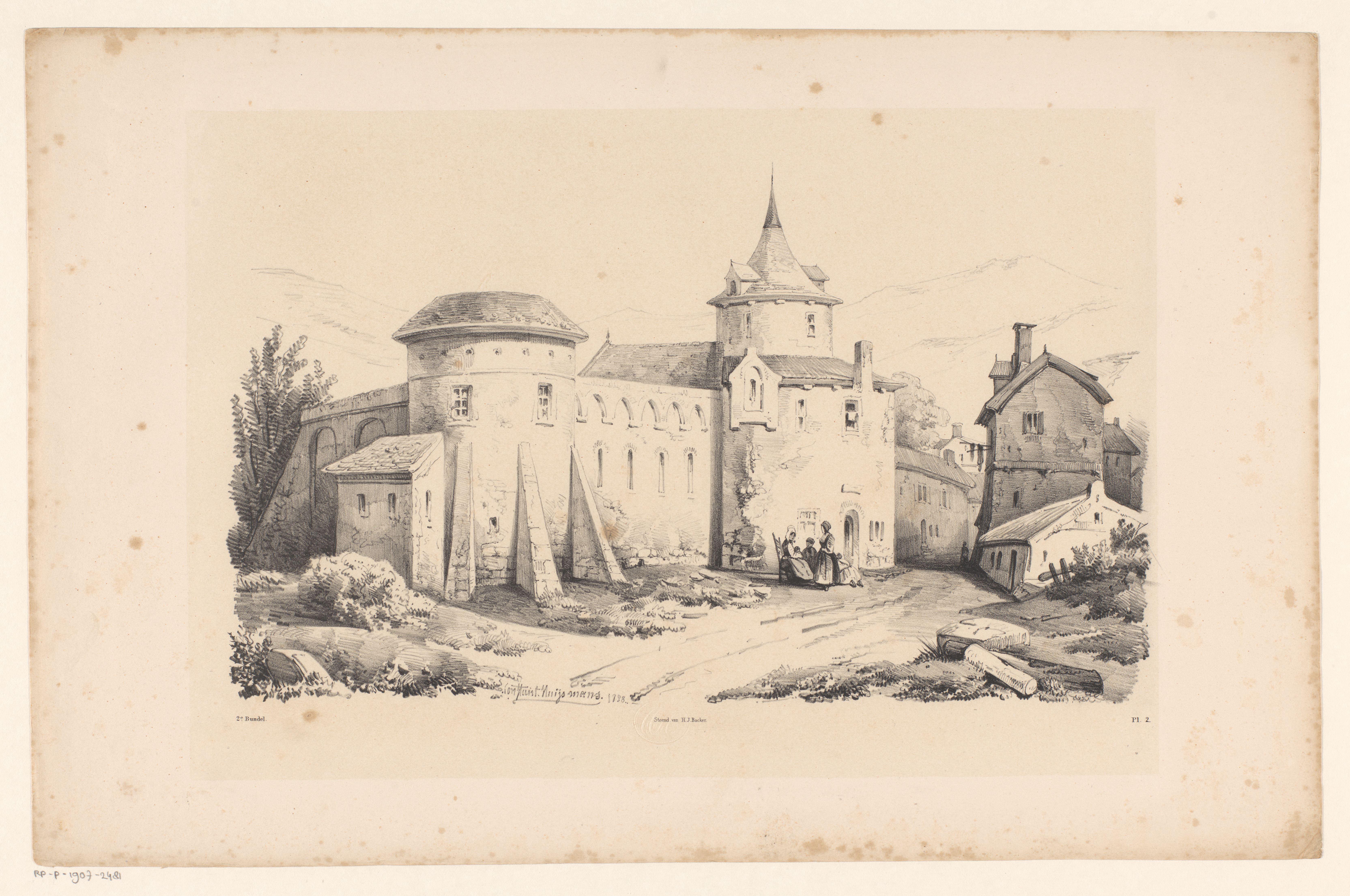 Fort in dorp