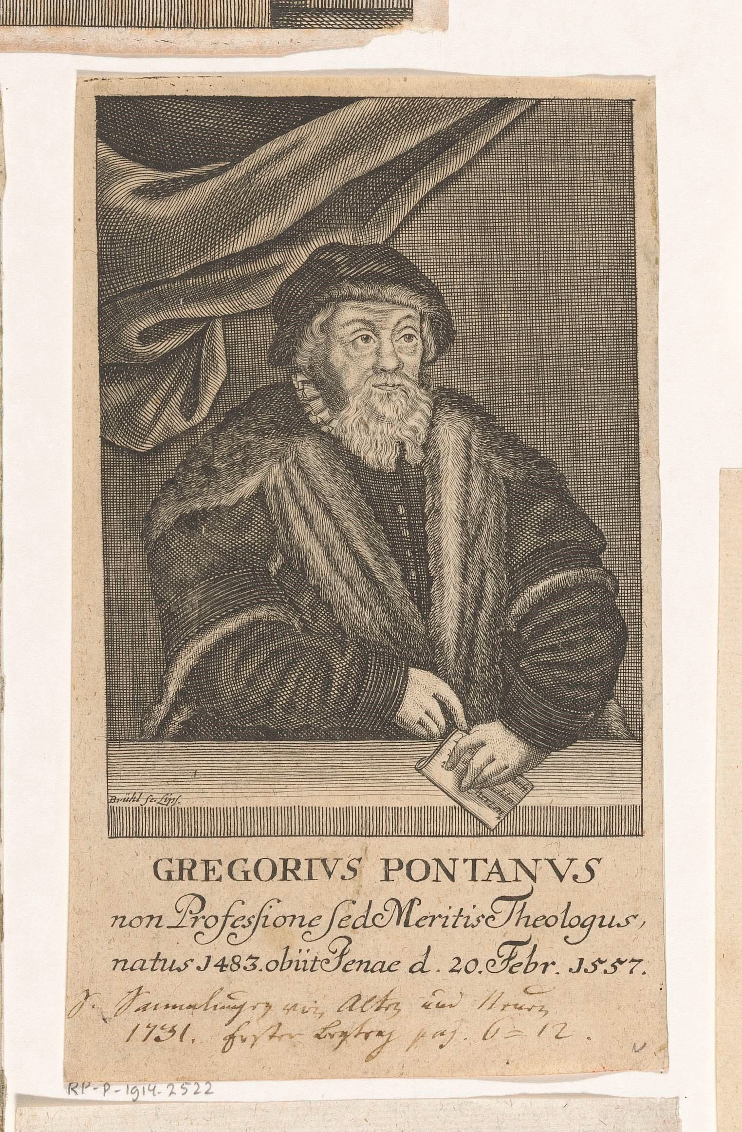 Portret van Gregor Brück