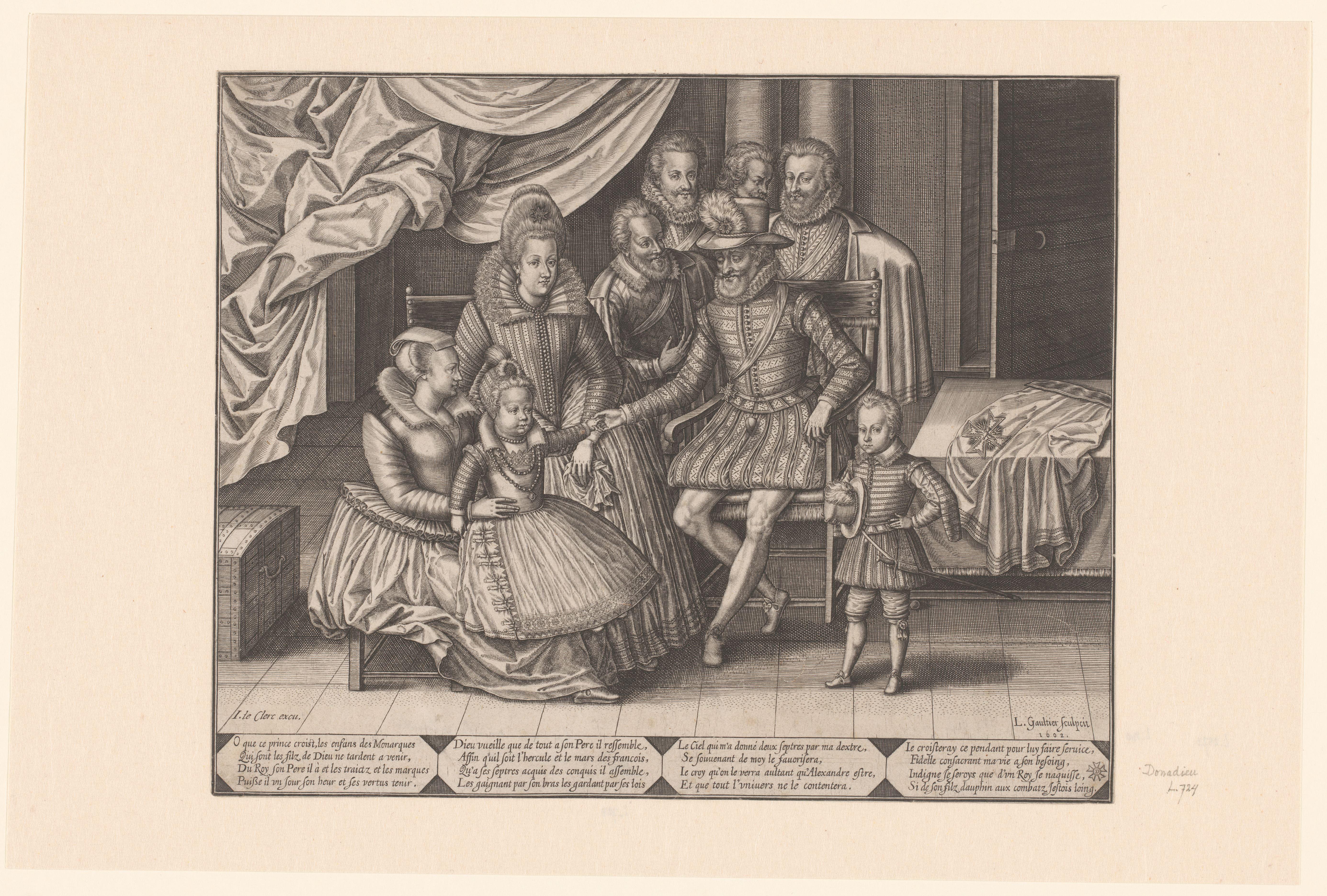 Familieportret met Hendrik IV van Frankrijk
