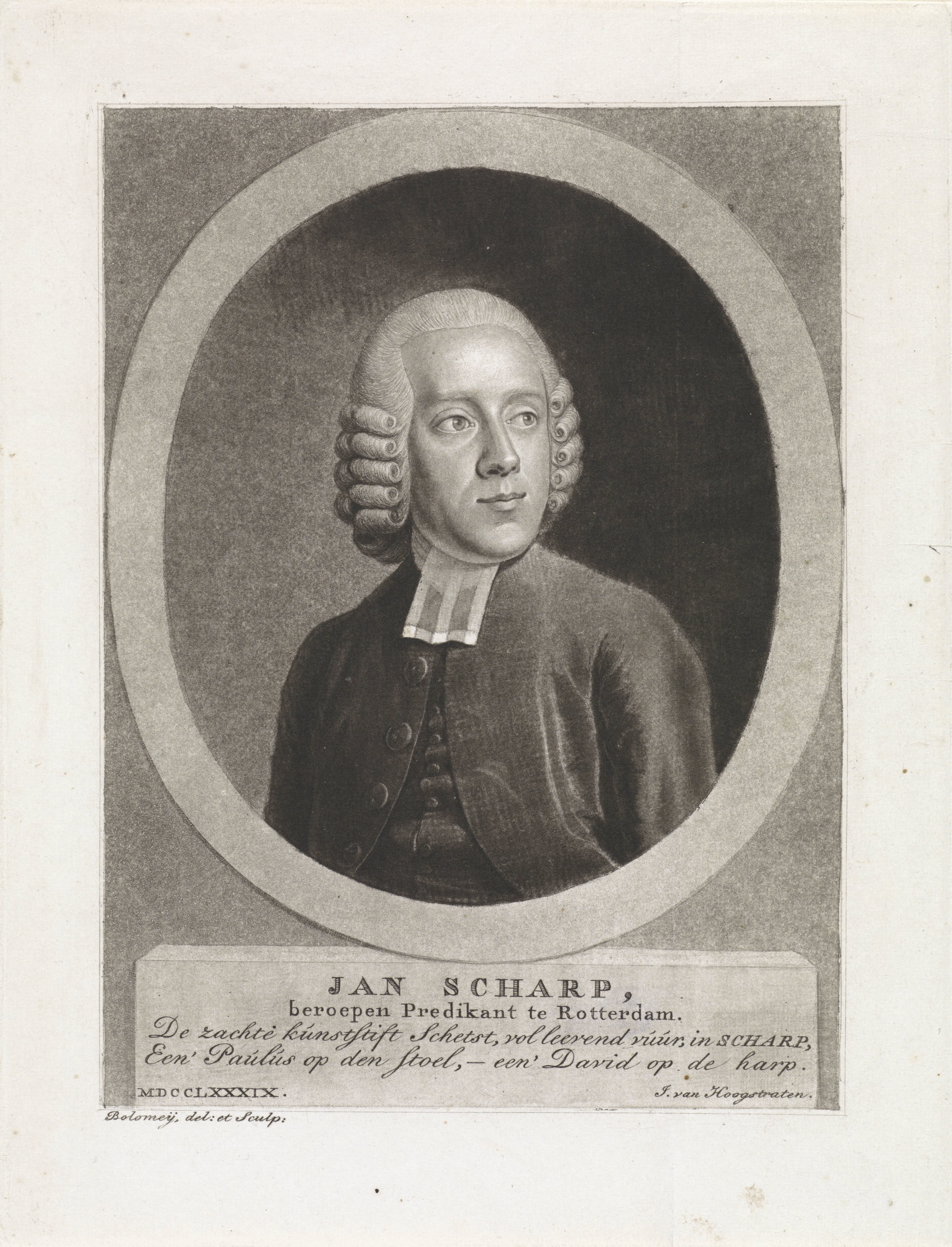 Portret van Jan Scharp