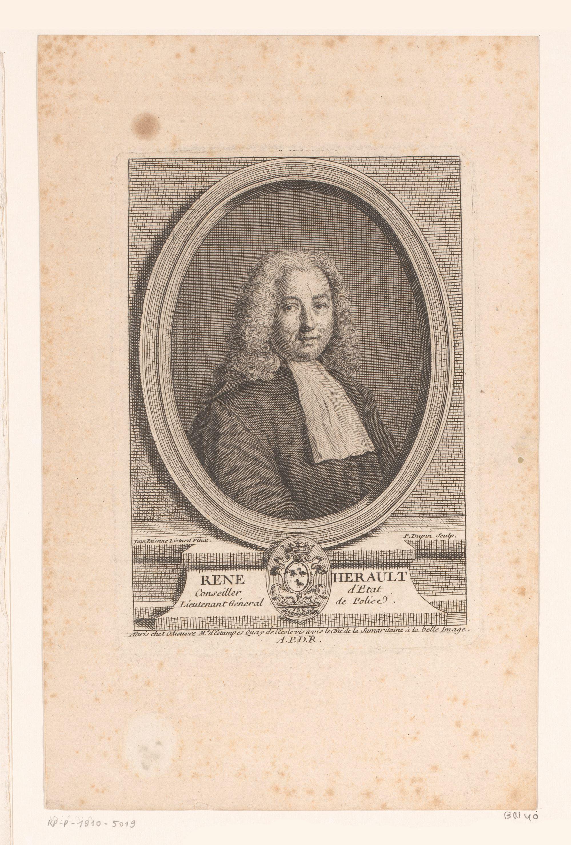 Portret van René Hérault