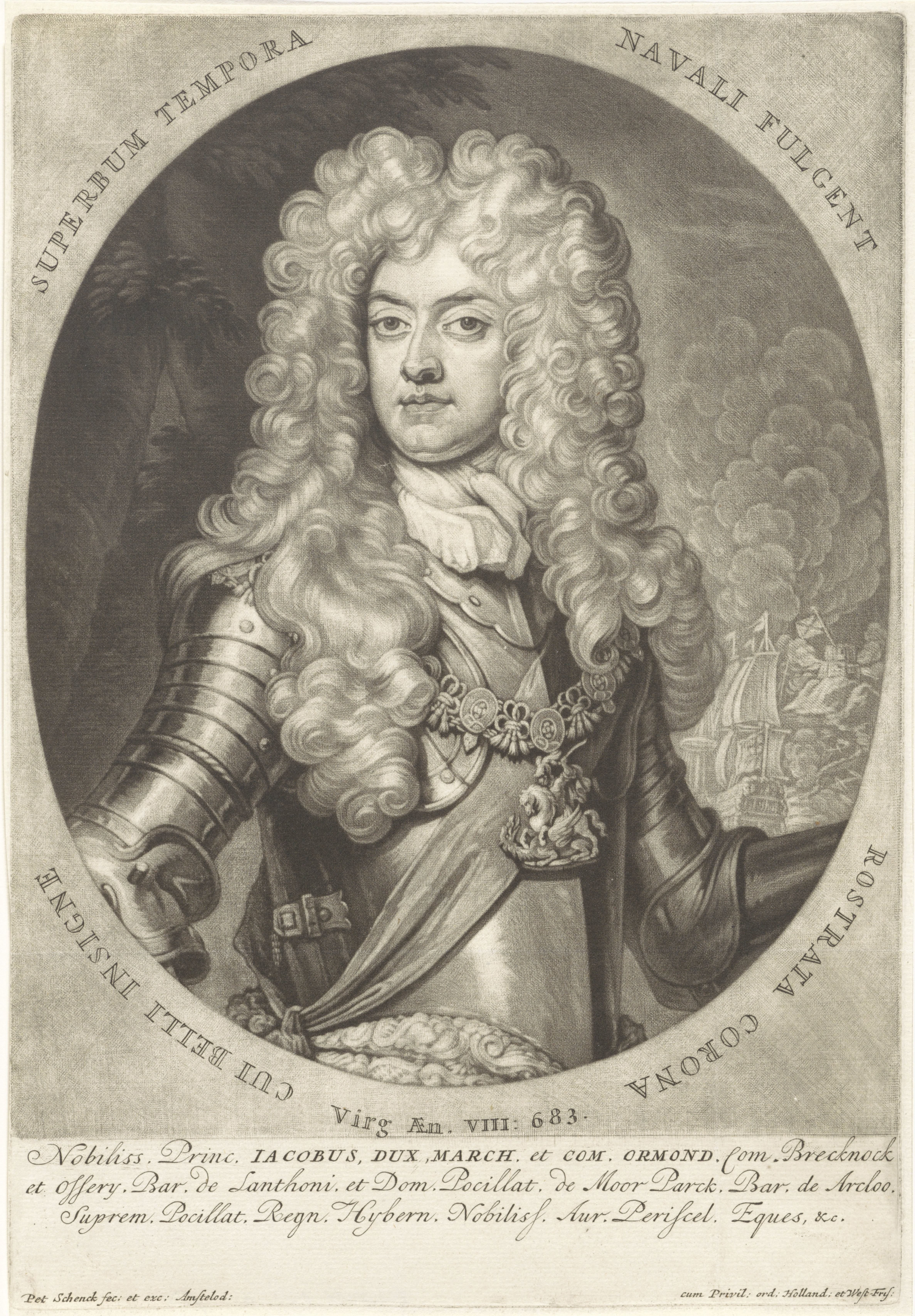 Portret van James Butler van Ormond