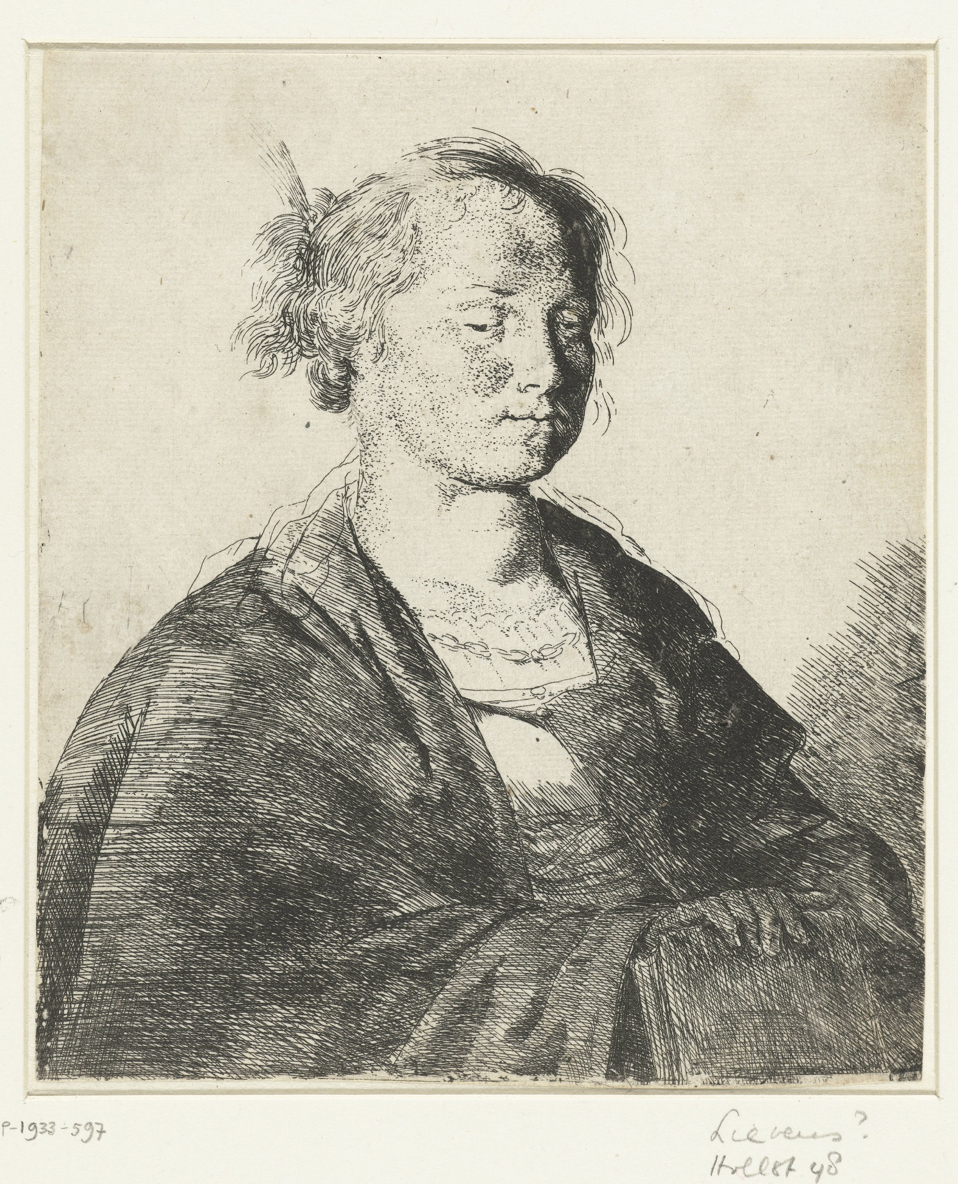 Jonge vrouw met boek
