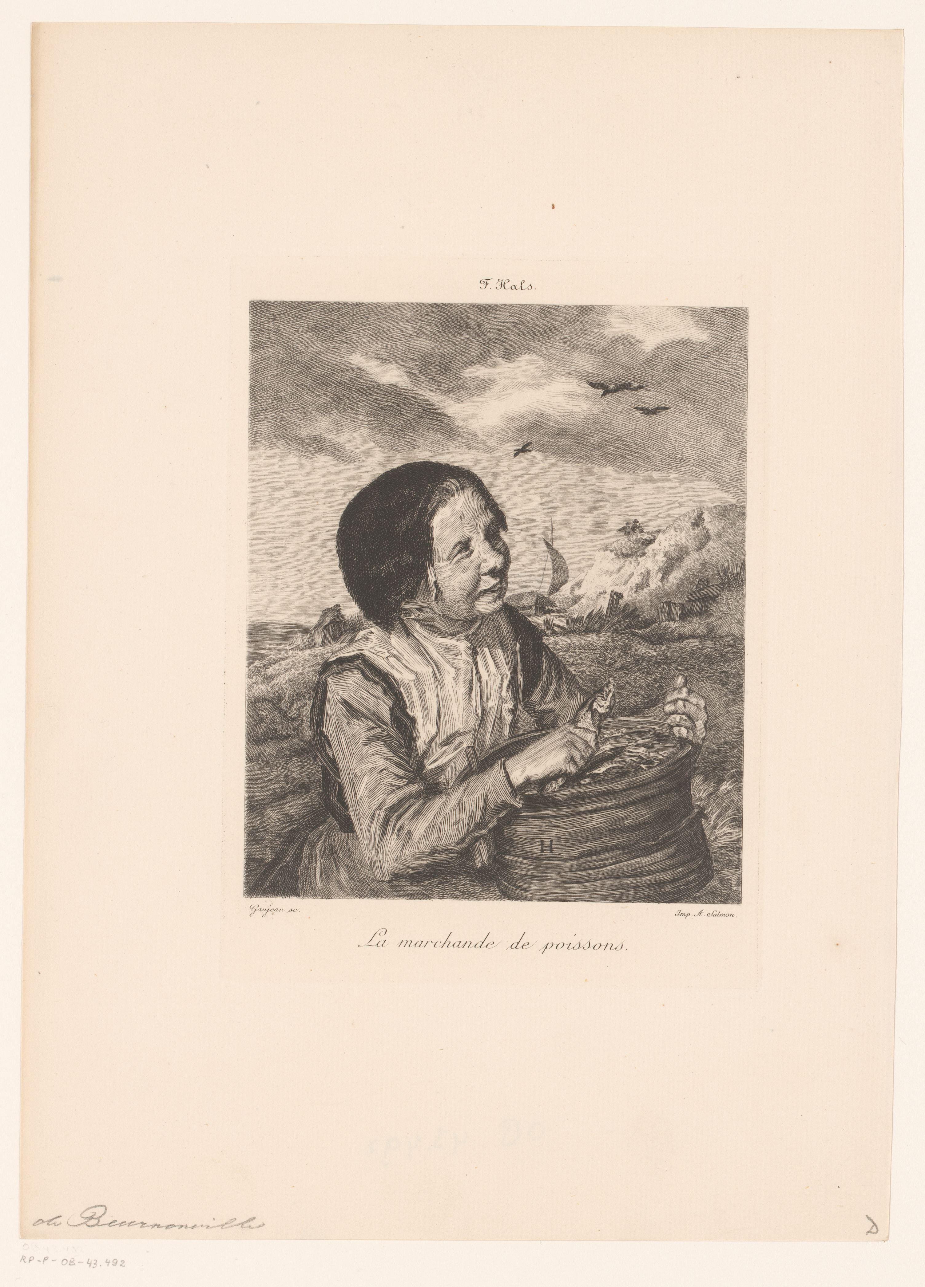 Vissersvrouw aan de kust