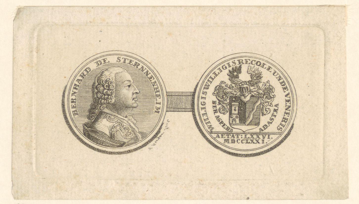 Medaille met een portret van Bernhard Winkler von Sternnenheim