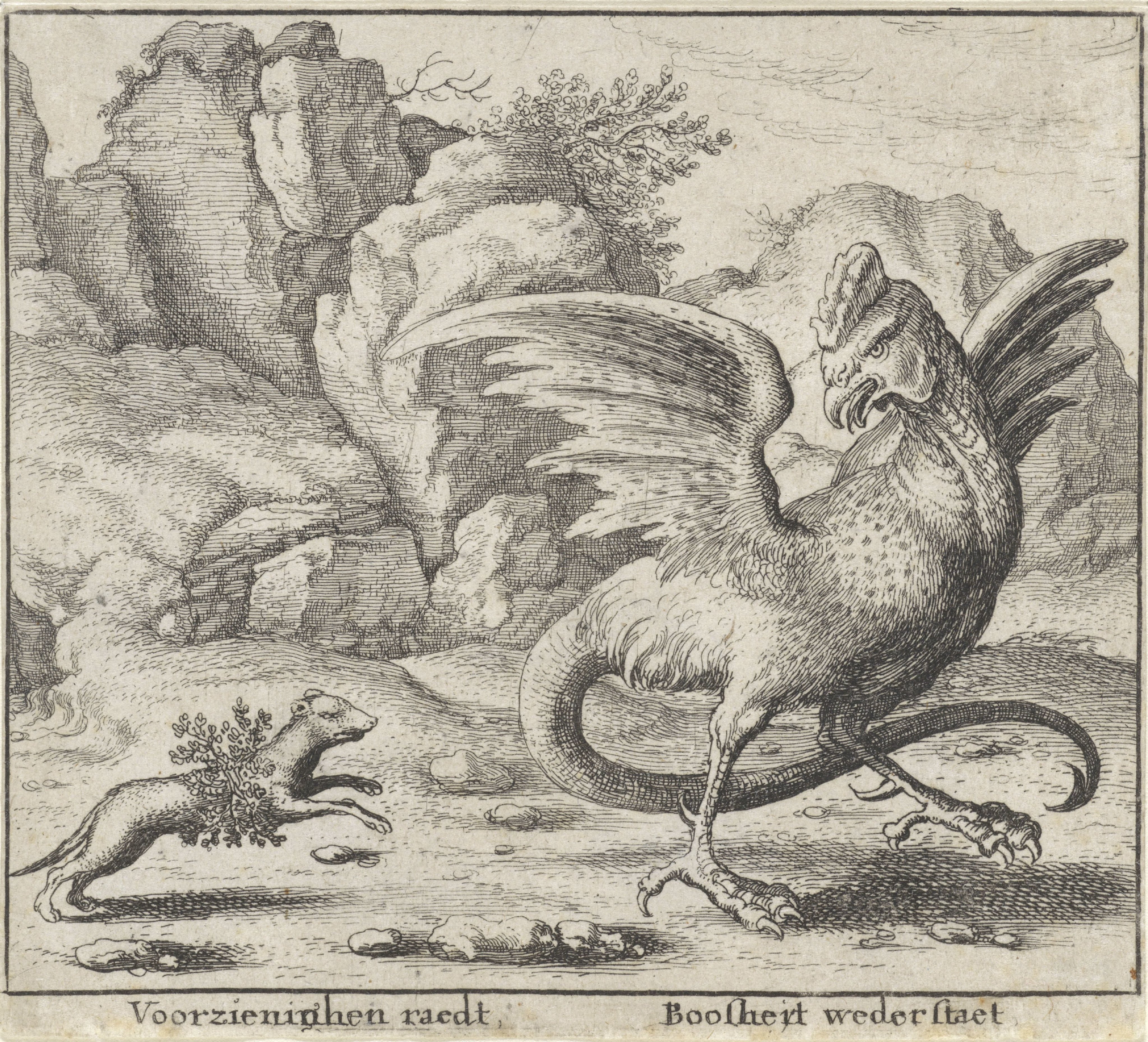 Fabel van de basilisk en de wezel