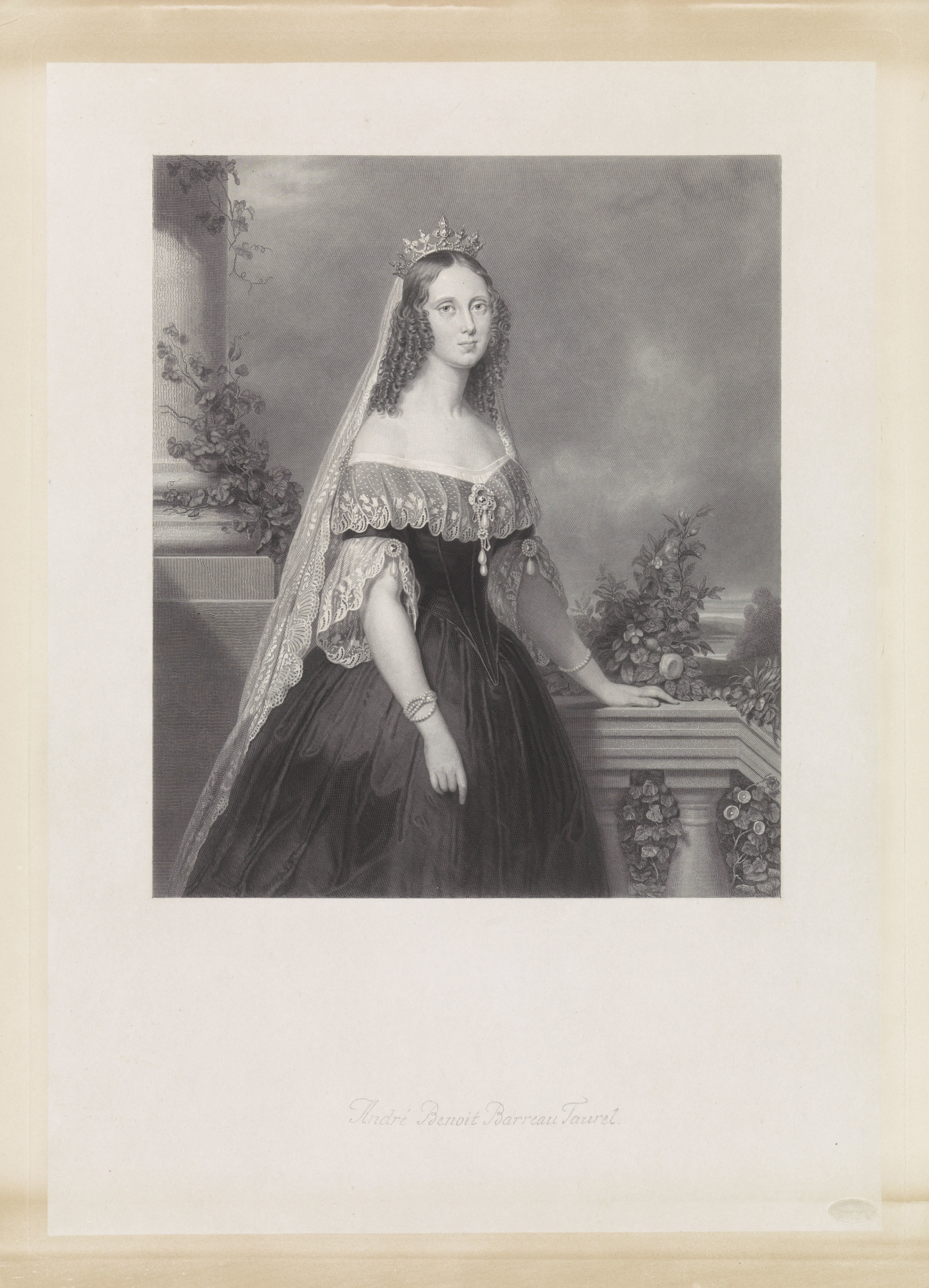 Portret van Sophia Frederika Mathilda, koningin der Nederlanden