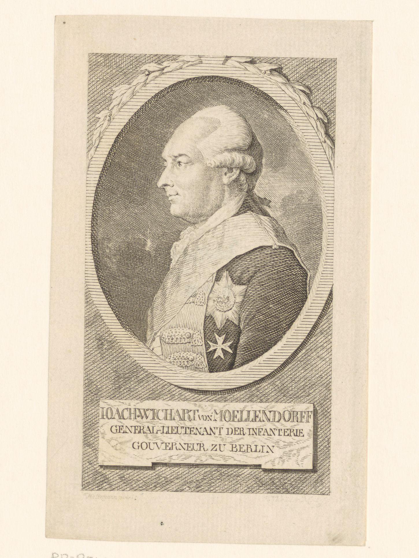 Portret van Wichard von Möllendorf