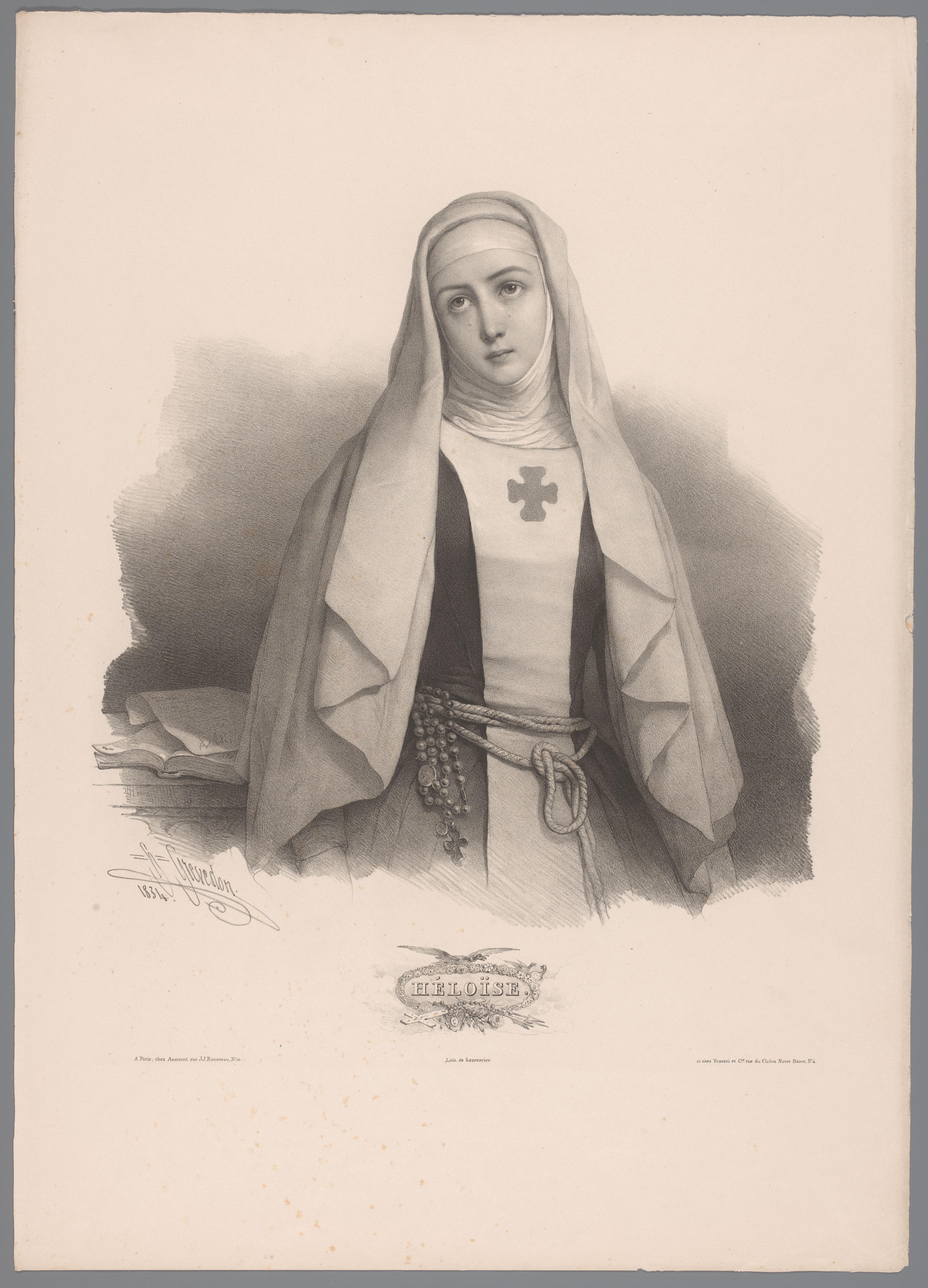 Portret van Héloïse d'Argenteuil