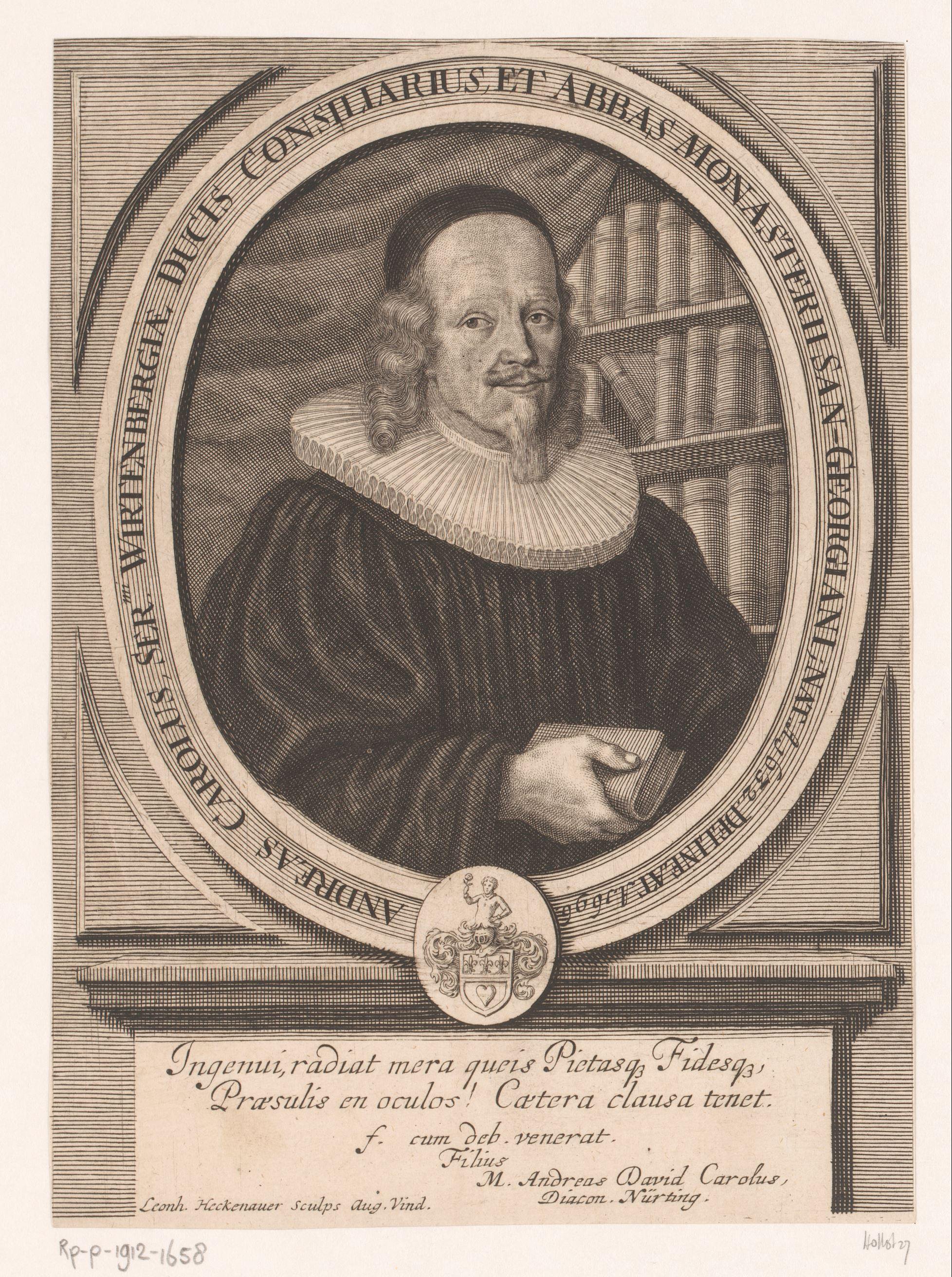 Portret van Andreas Carolus