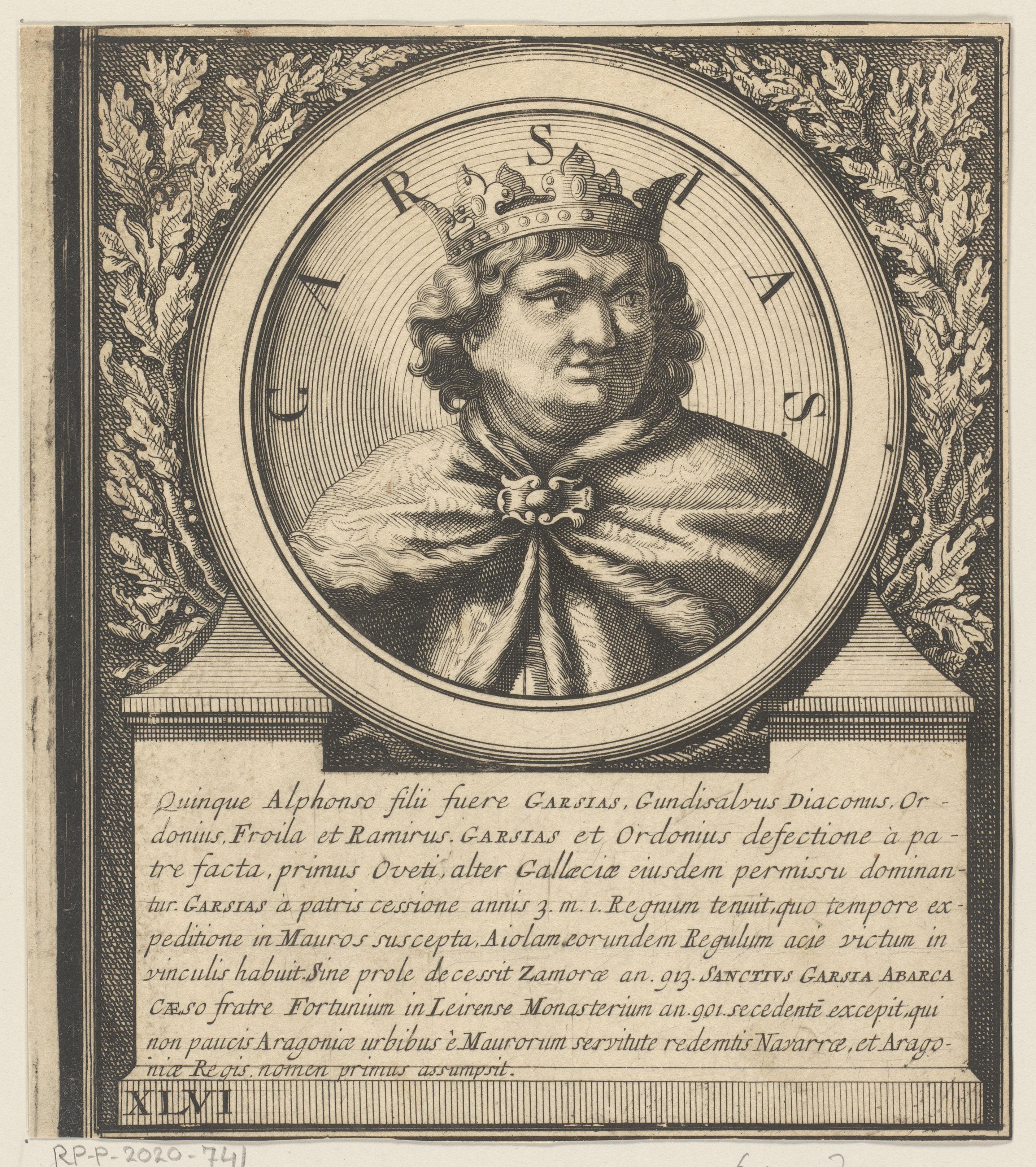 Portret van García I, koning van León