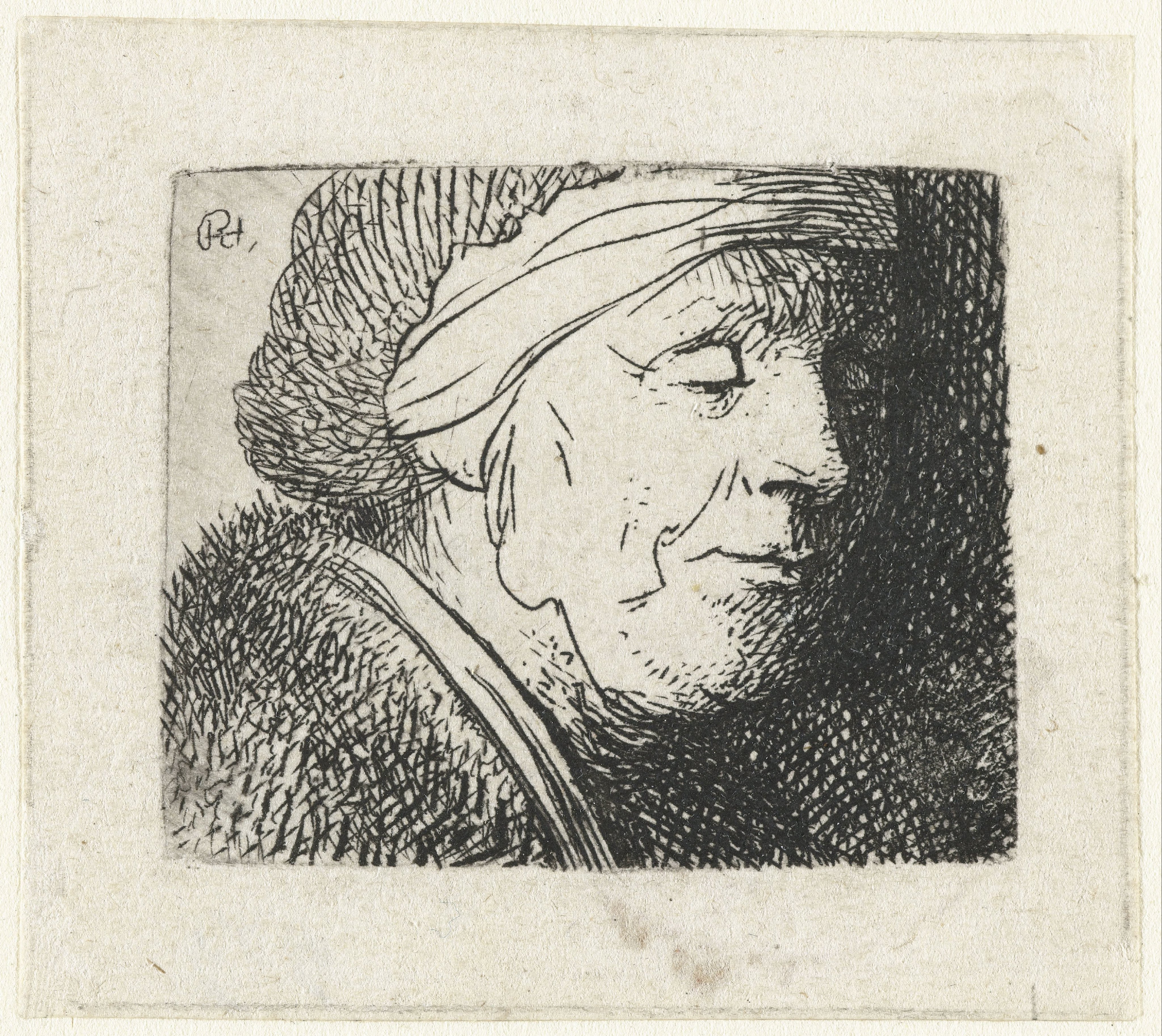 Head of an old woman