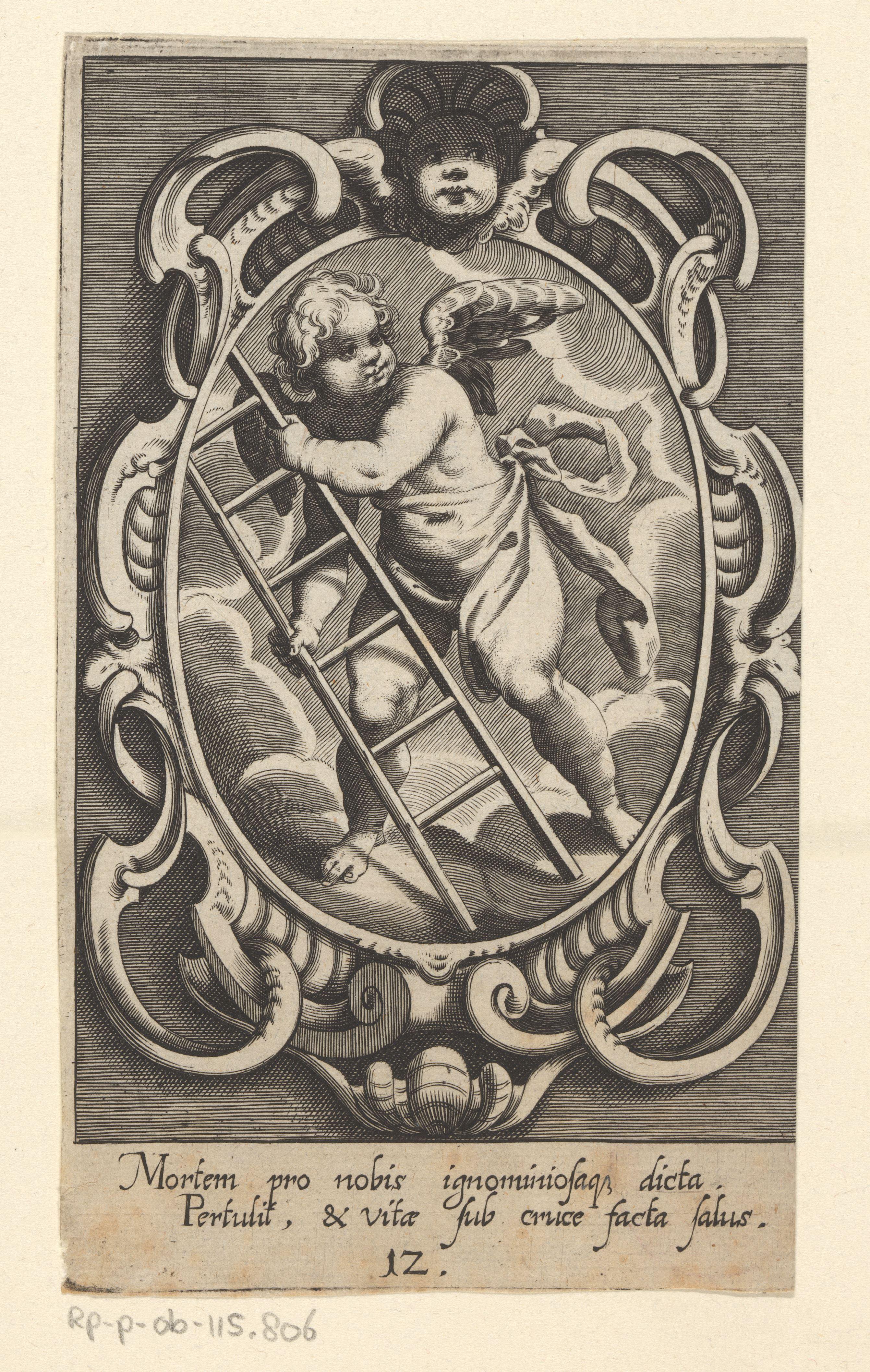 Ladder, gedragen door een engel