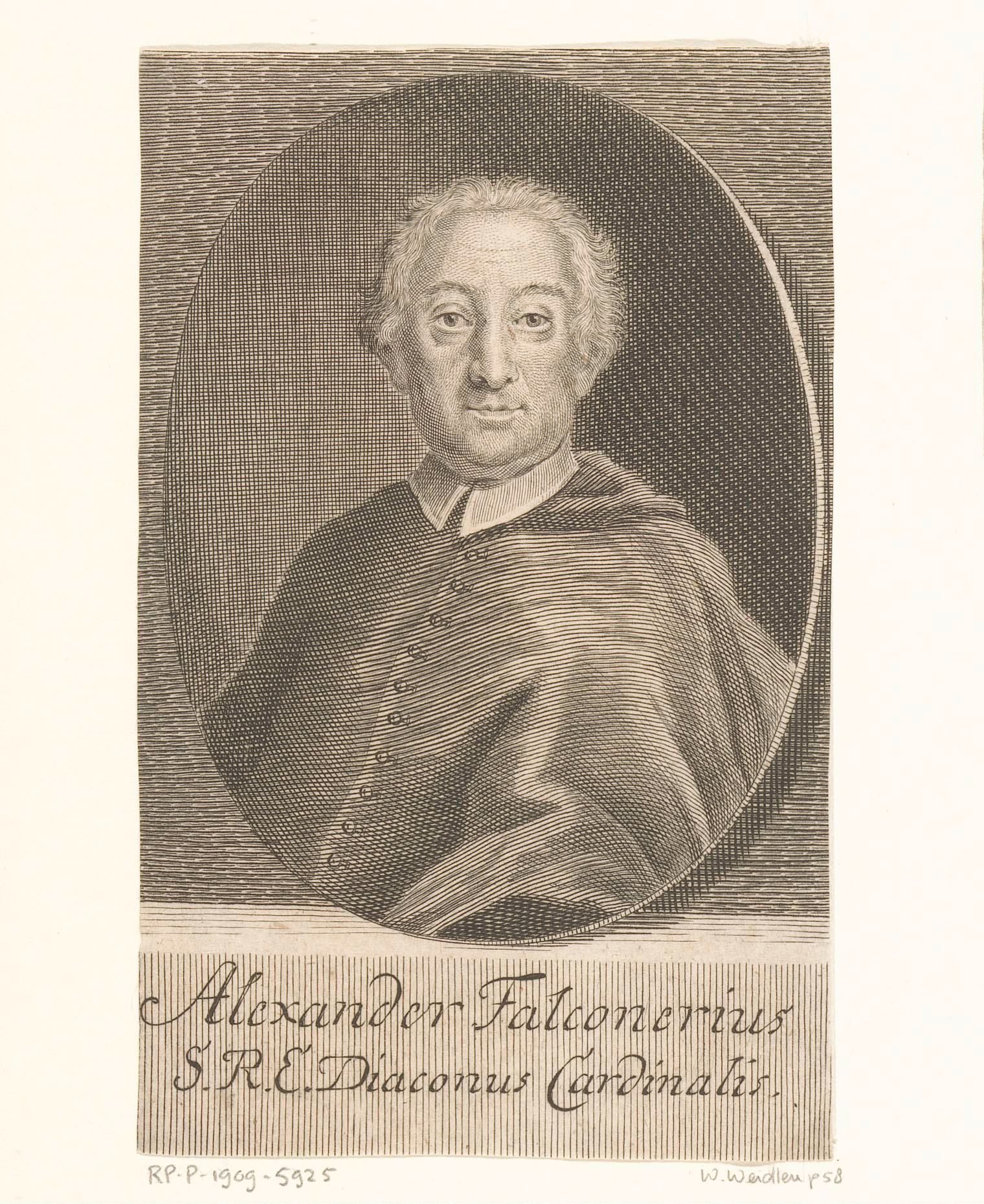 Portret van Alessandro Falconieri
