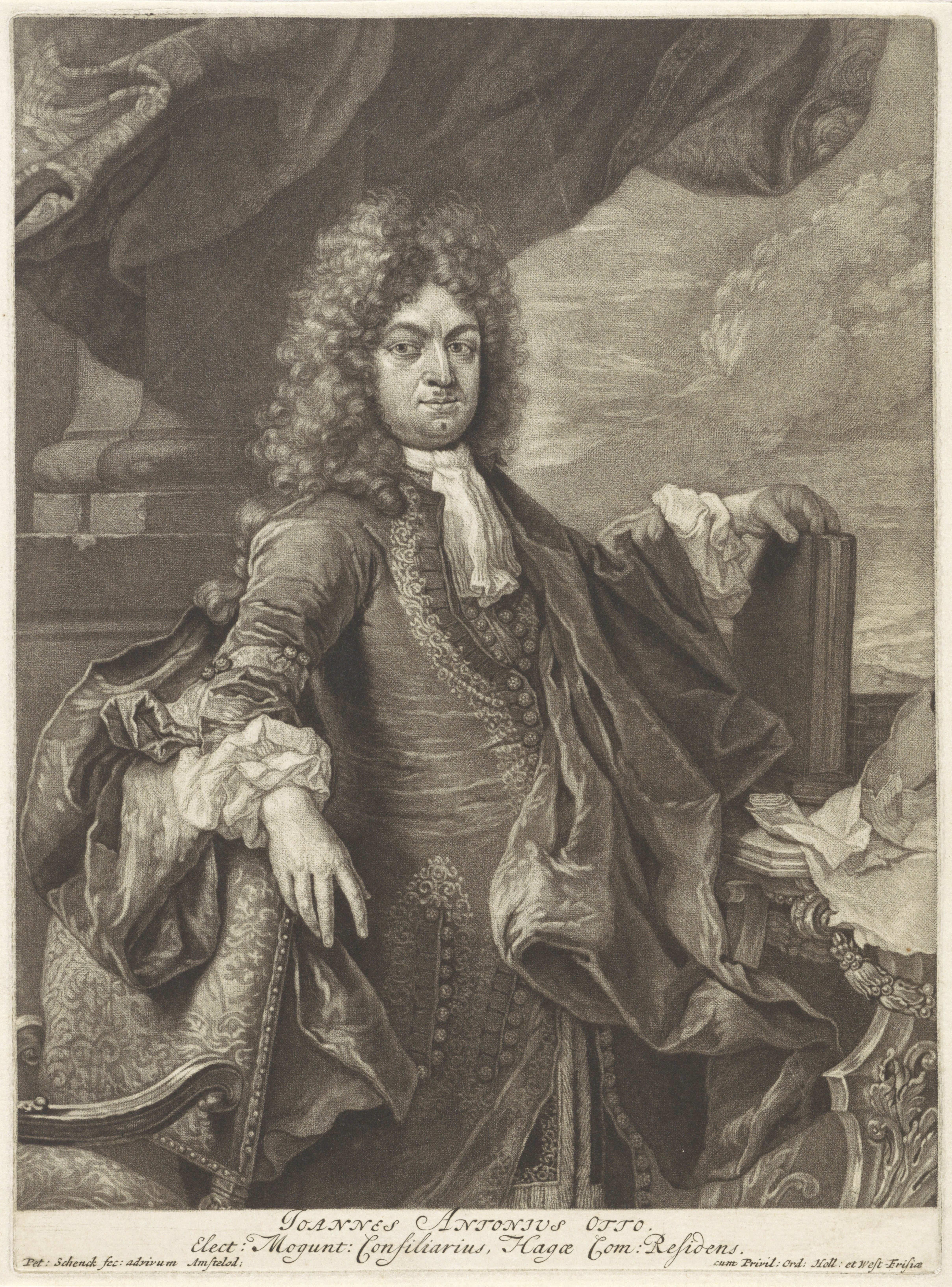 Portret van Johann Anton Otto