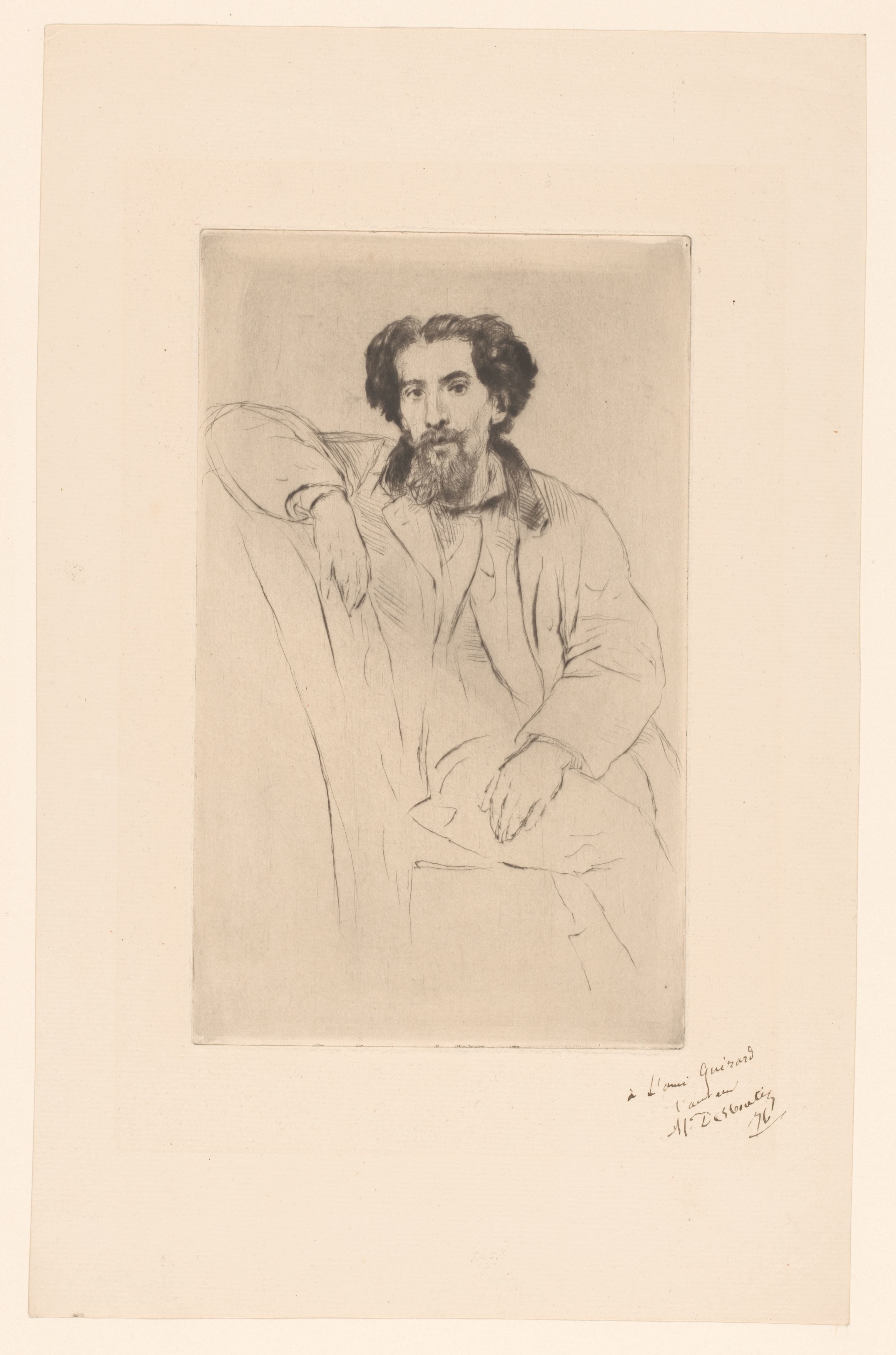 Portret van Henri Charles Guérard