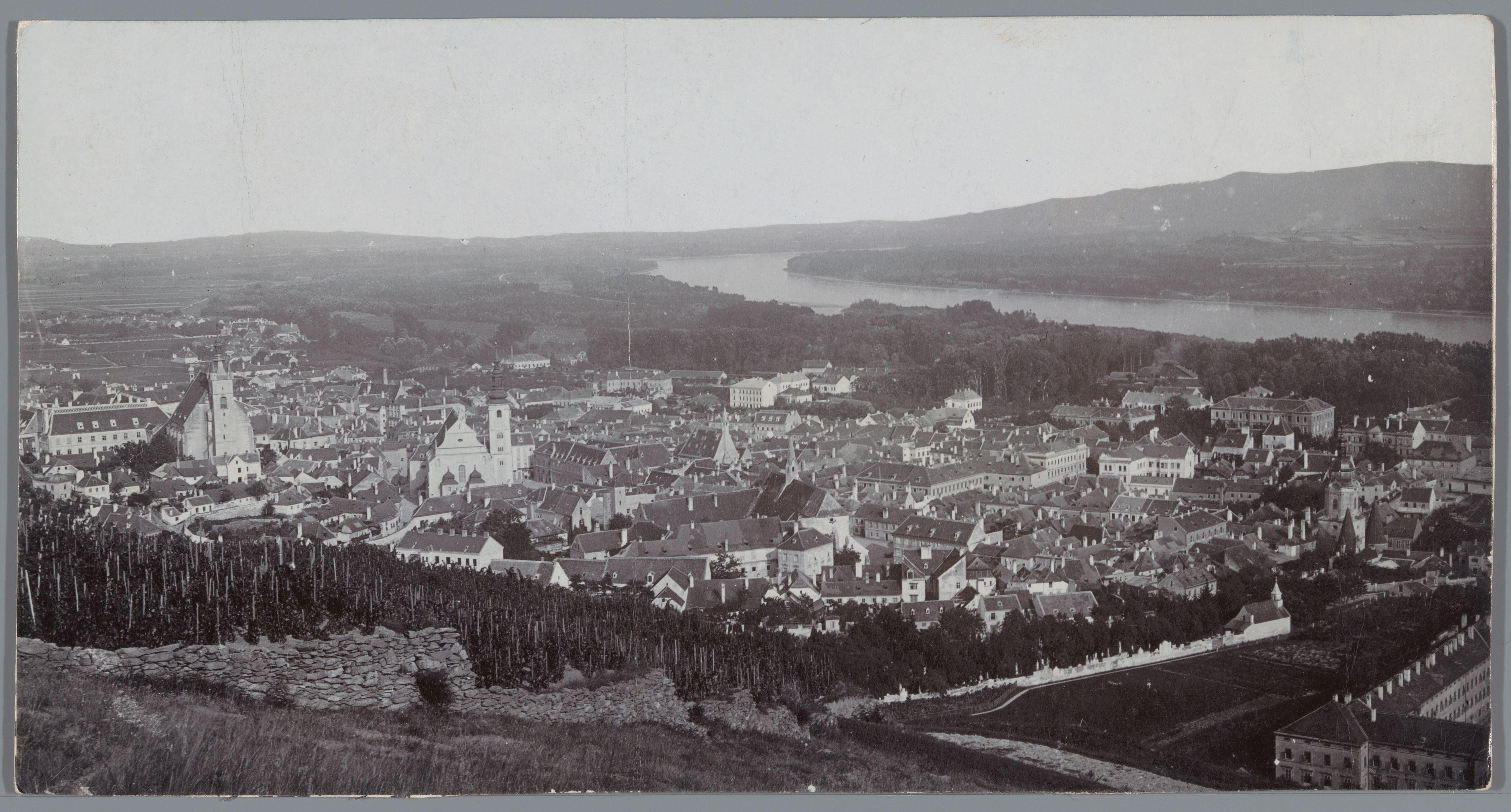 Gezicht op Krems