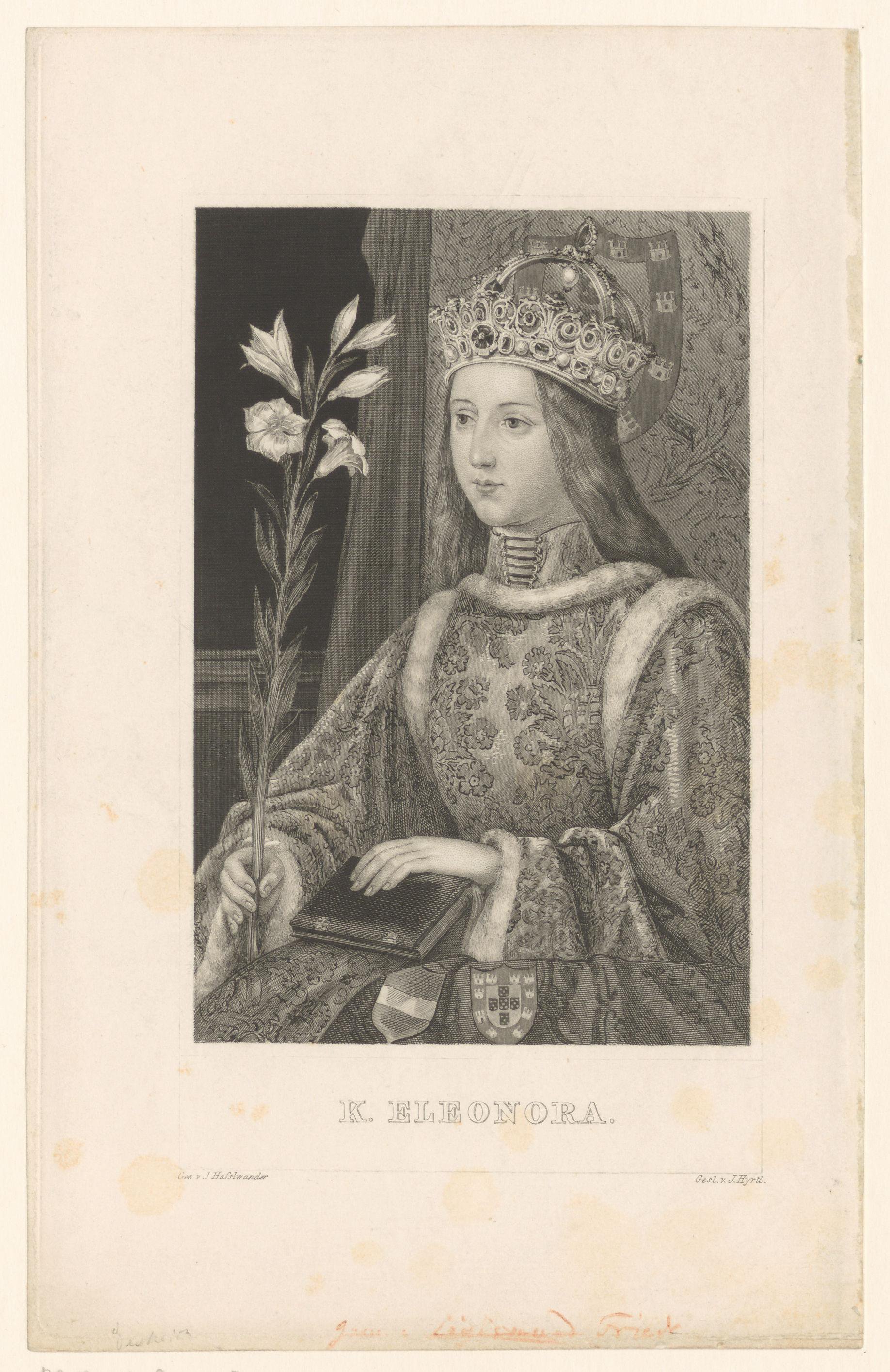 Portret van Eleonora van Habsburg