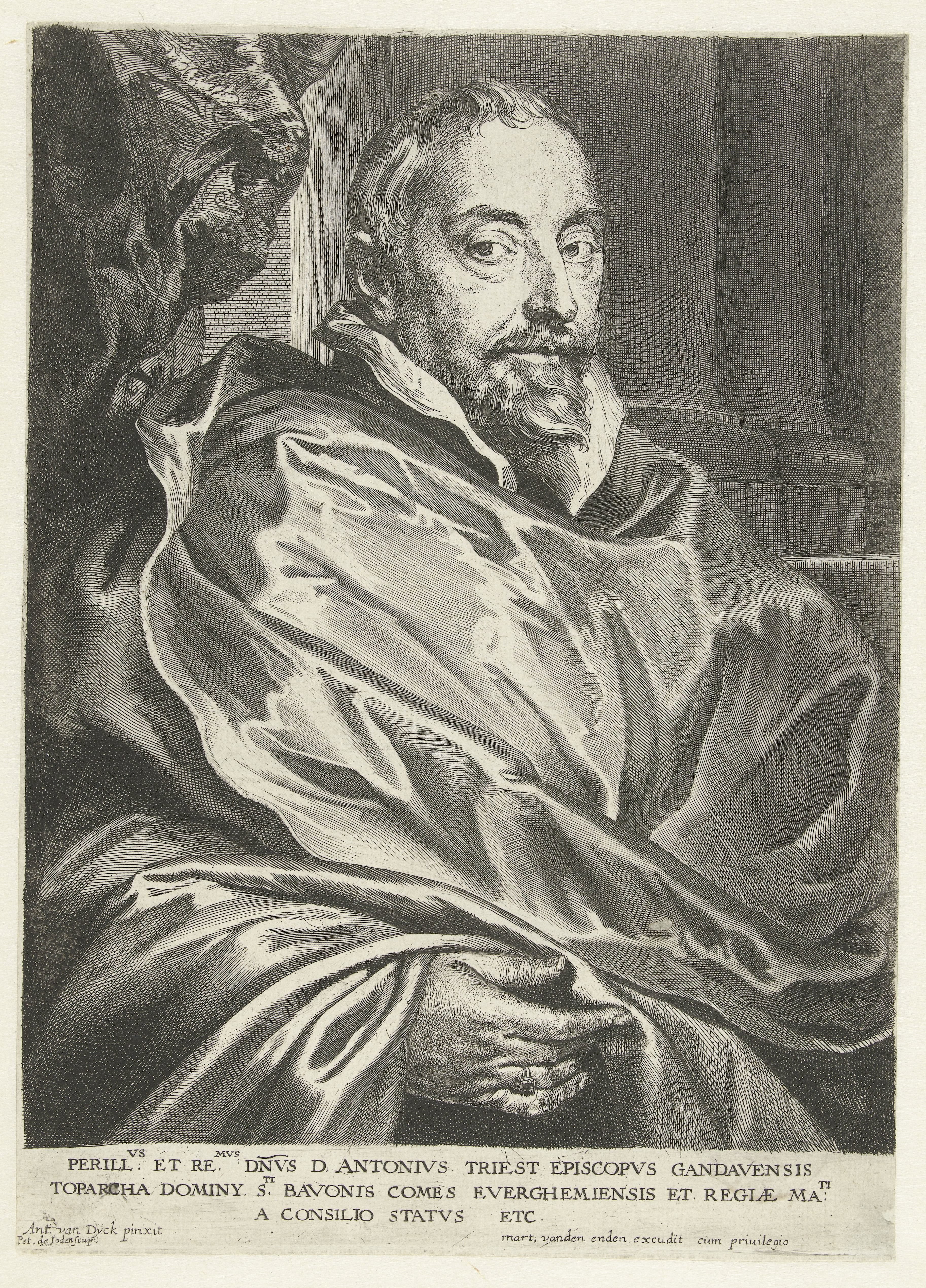 Portret van Antonius Triest, bisschop van Gent