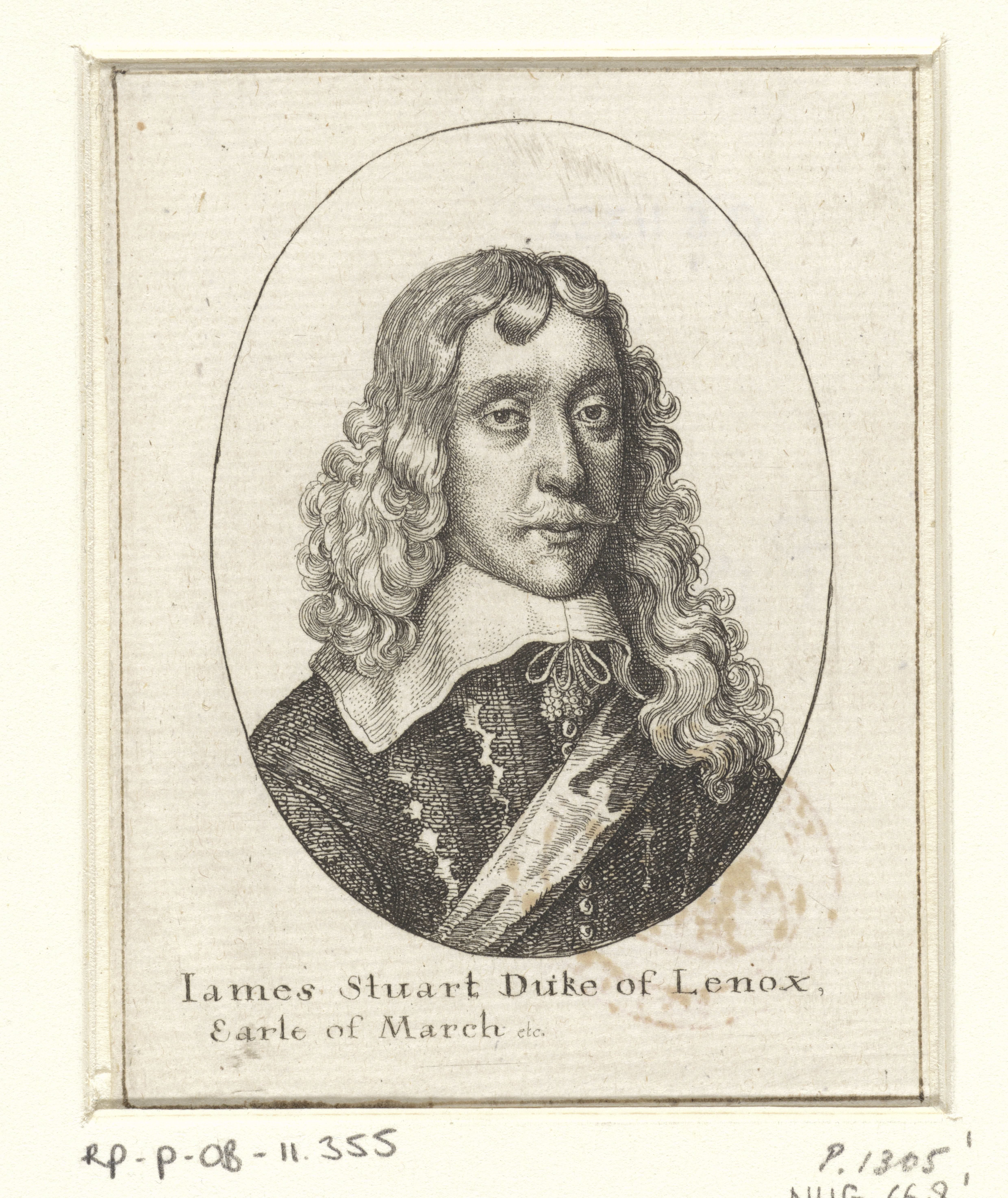 Portret van James Stuart, hertog van Lennox en Richmond