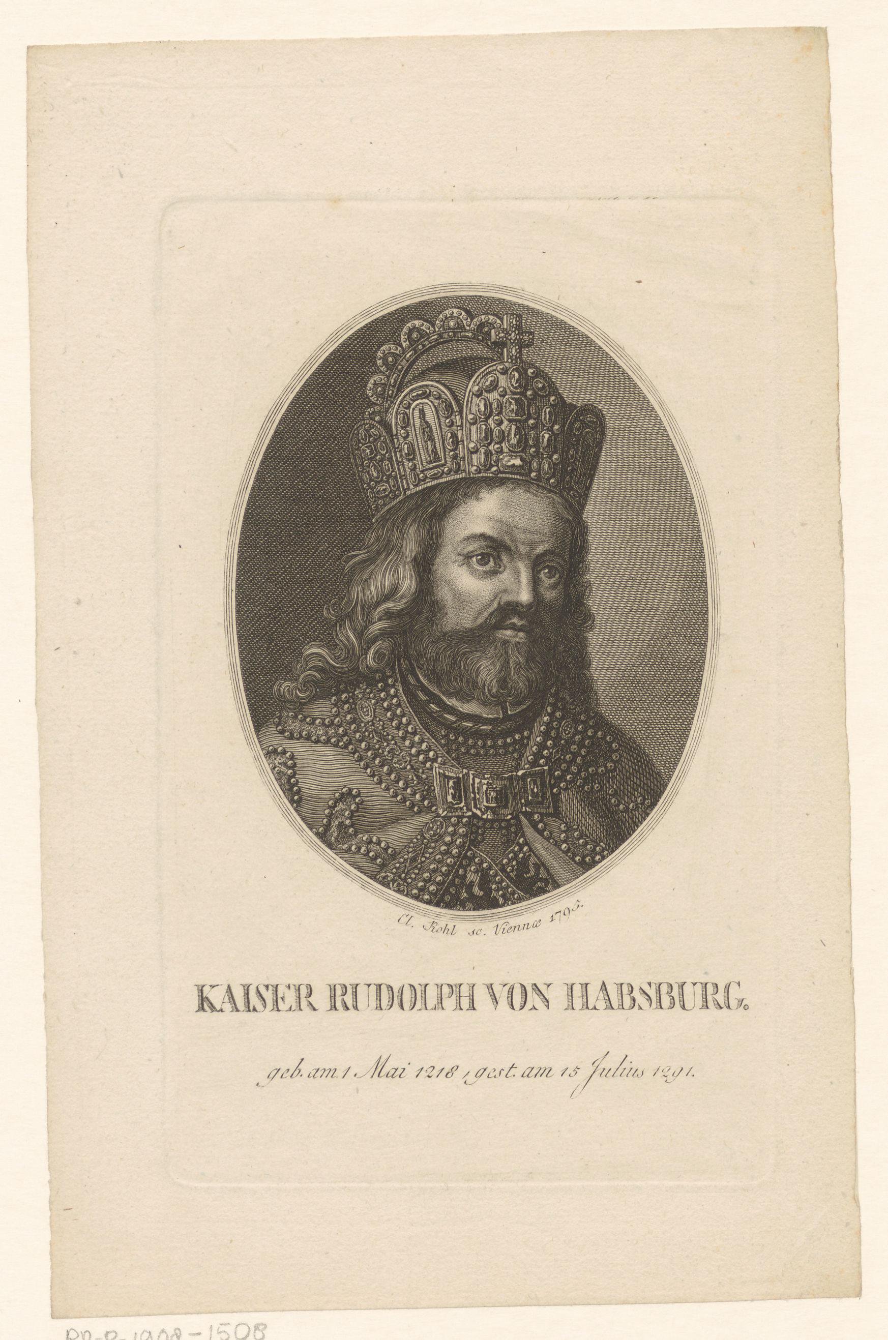 Portret van Rudolf I van Habsburg