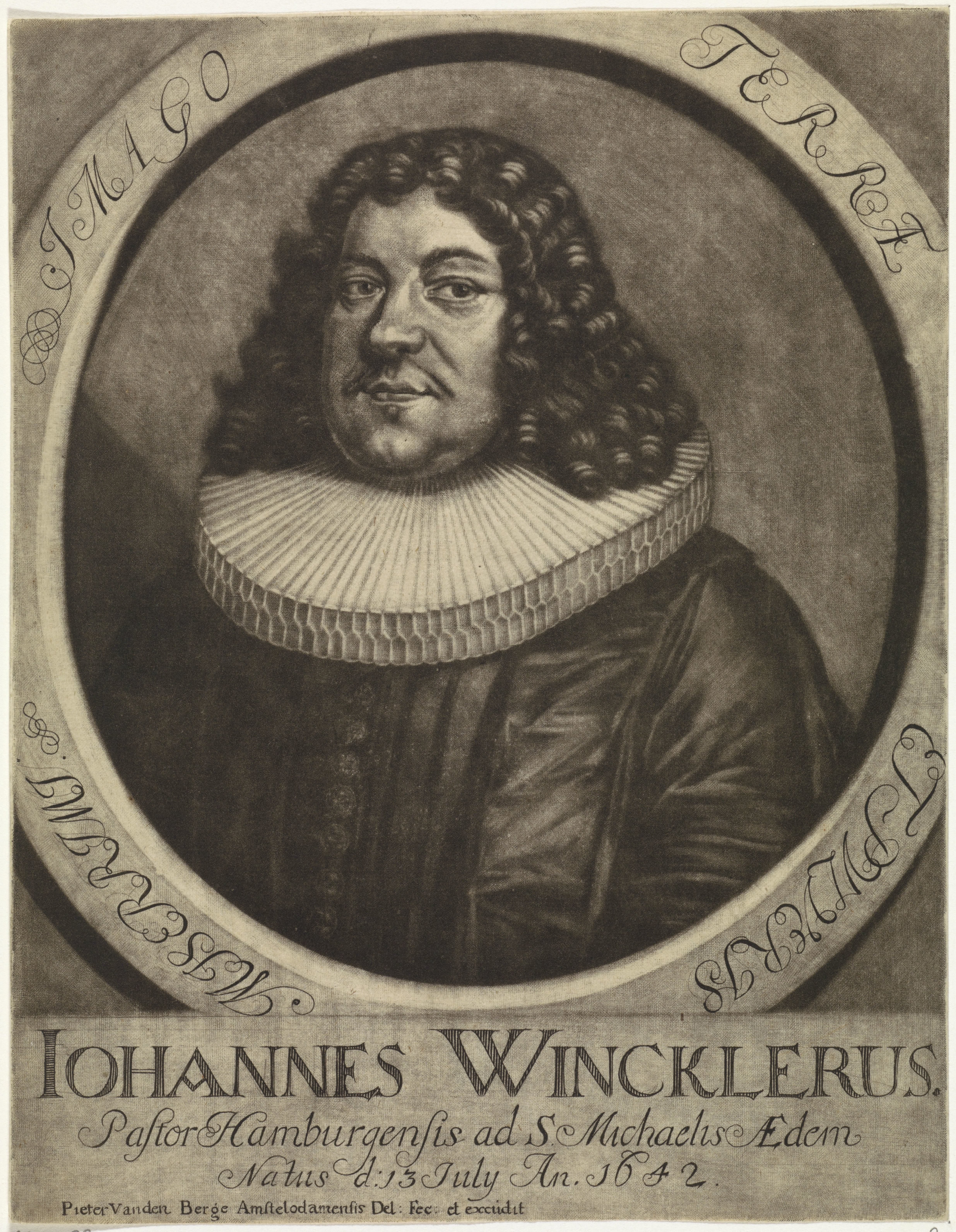 Portret van Johann Winckler