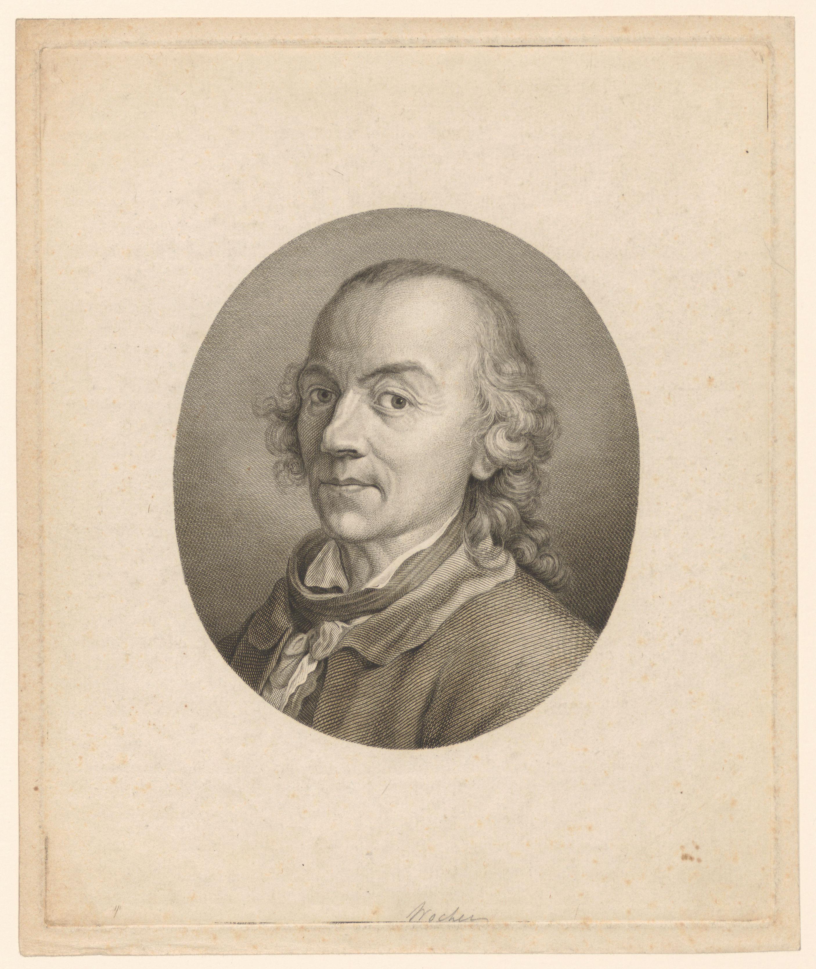 Portret van Tiberius Dominikus Wocher