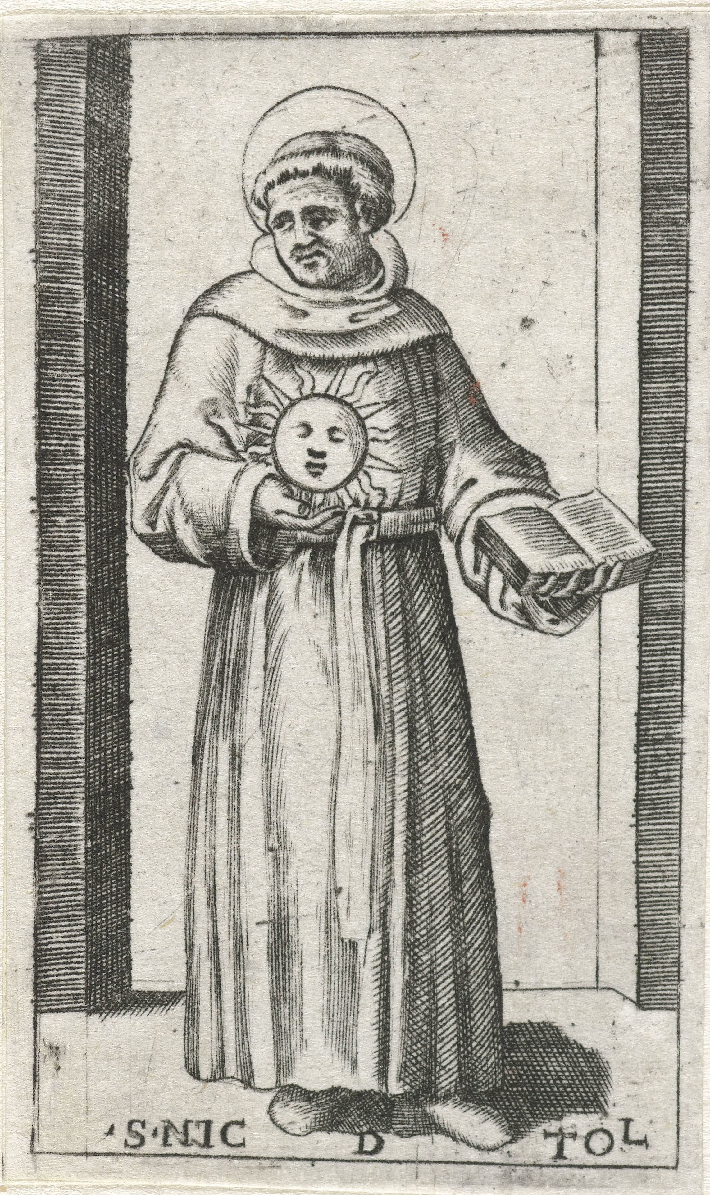 Heilige Nicolaas van Tolentino met ster