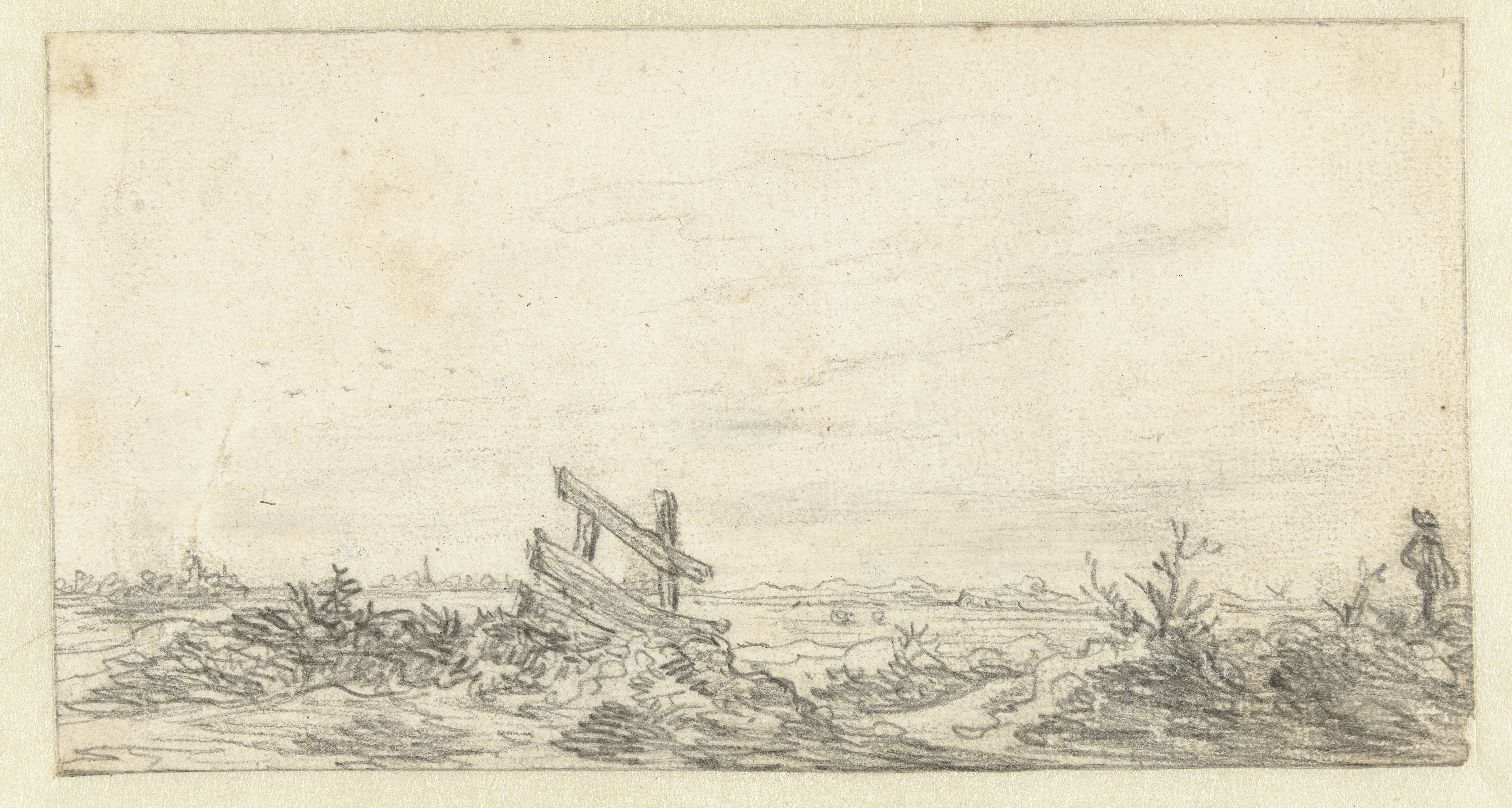 Vergezicht vanuit de duinen