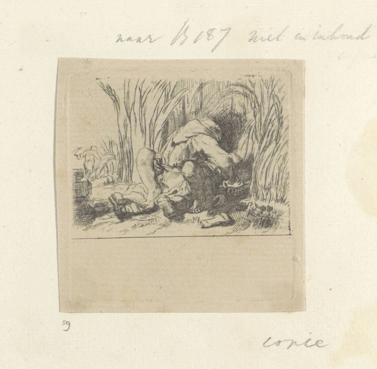 Monnik in het koren