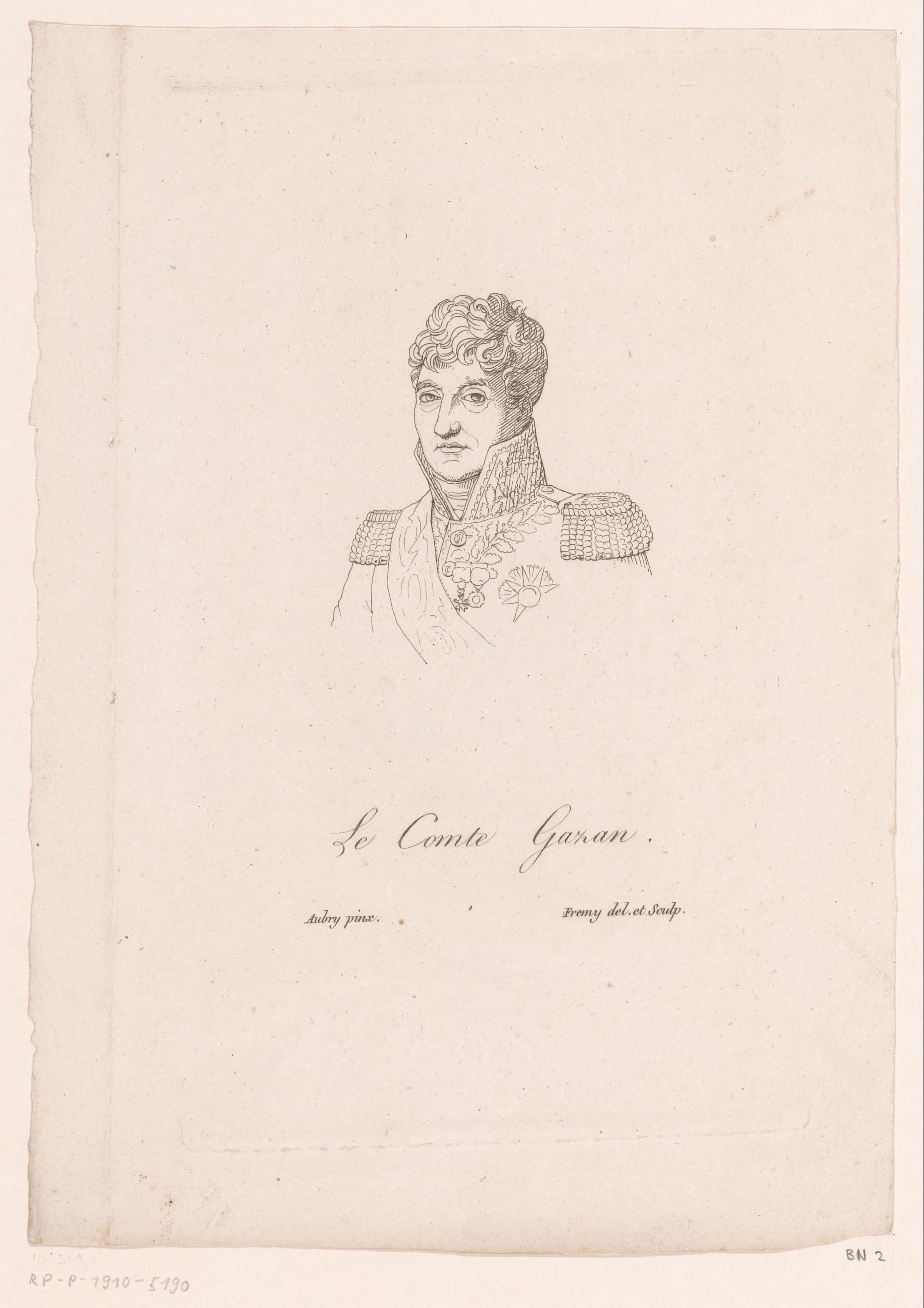 Portret van Honoré Théodore Maxime Gazan