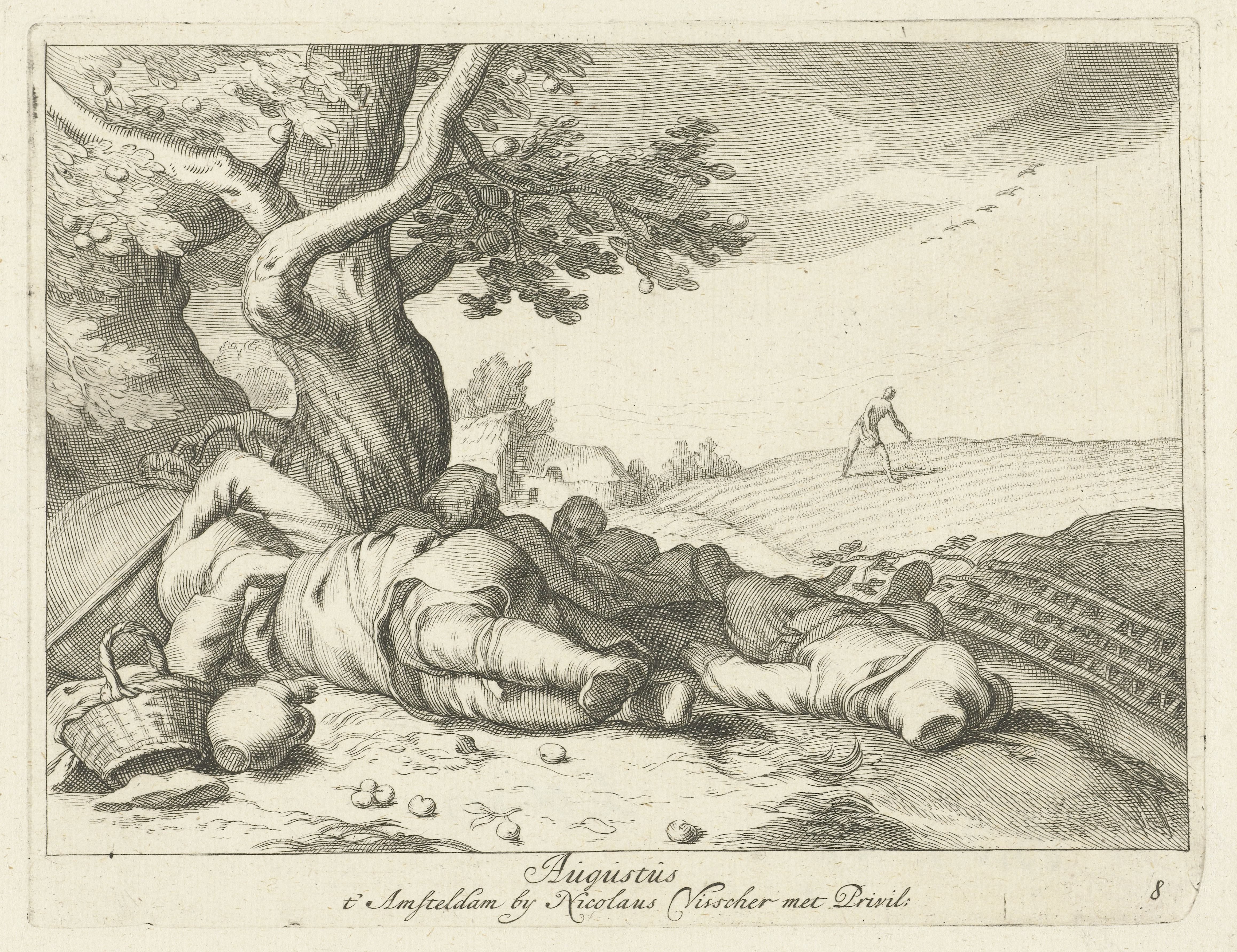 De maand augustus