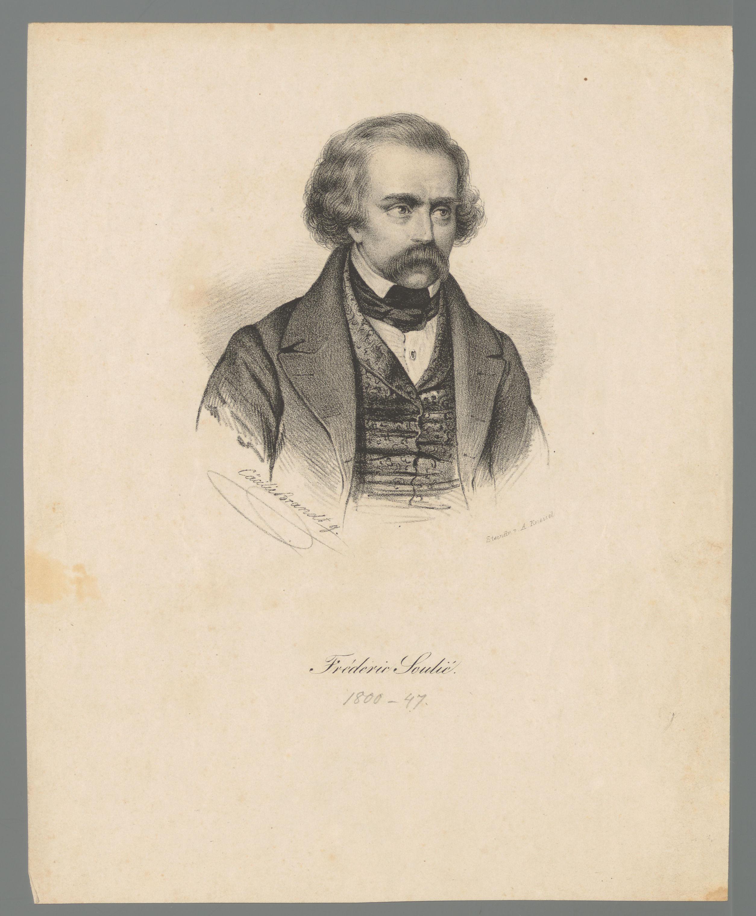 Portret van Frédéric Soulié