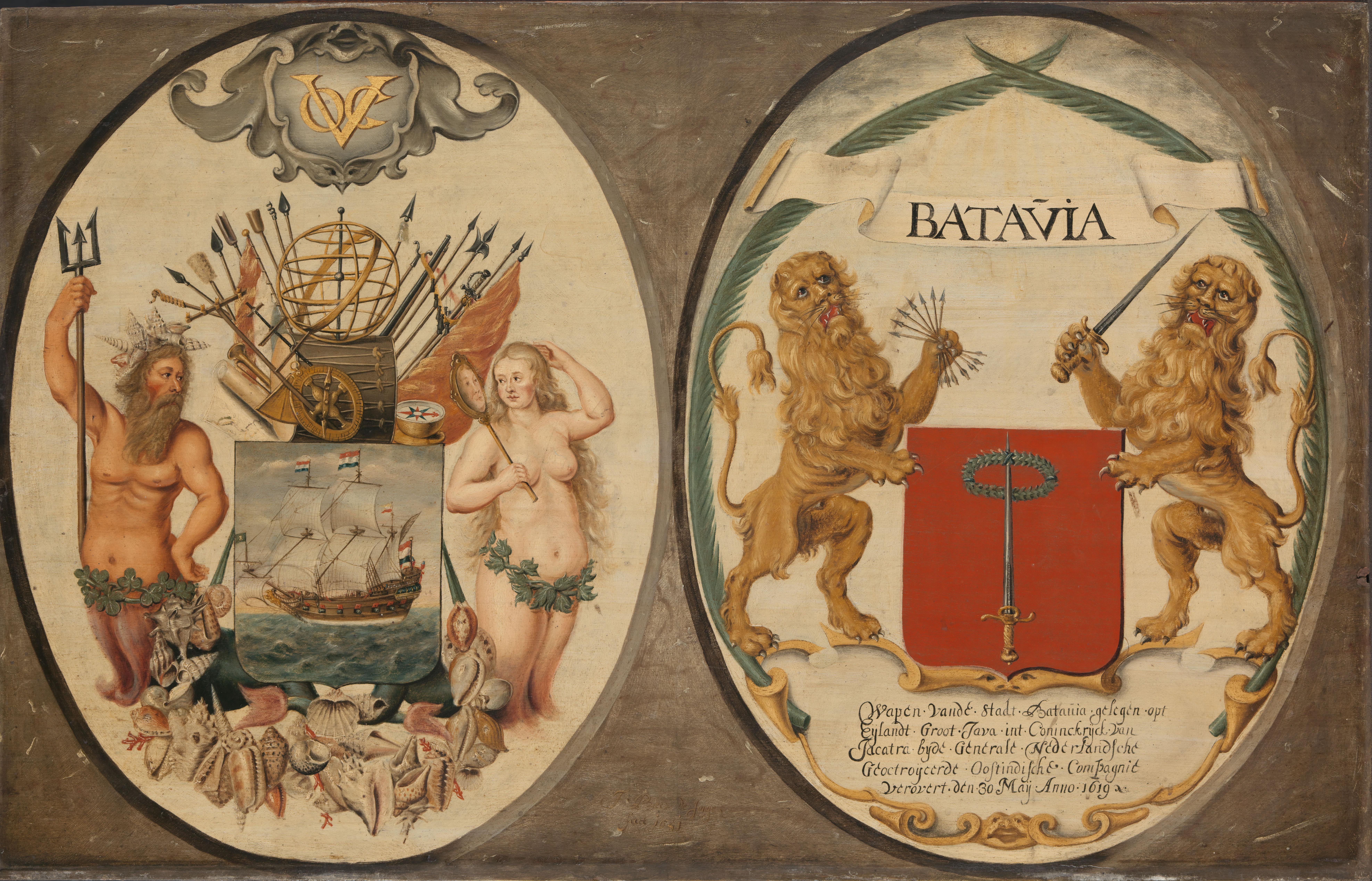 De wapens van de VOC en Batavia