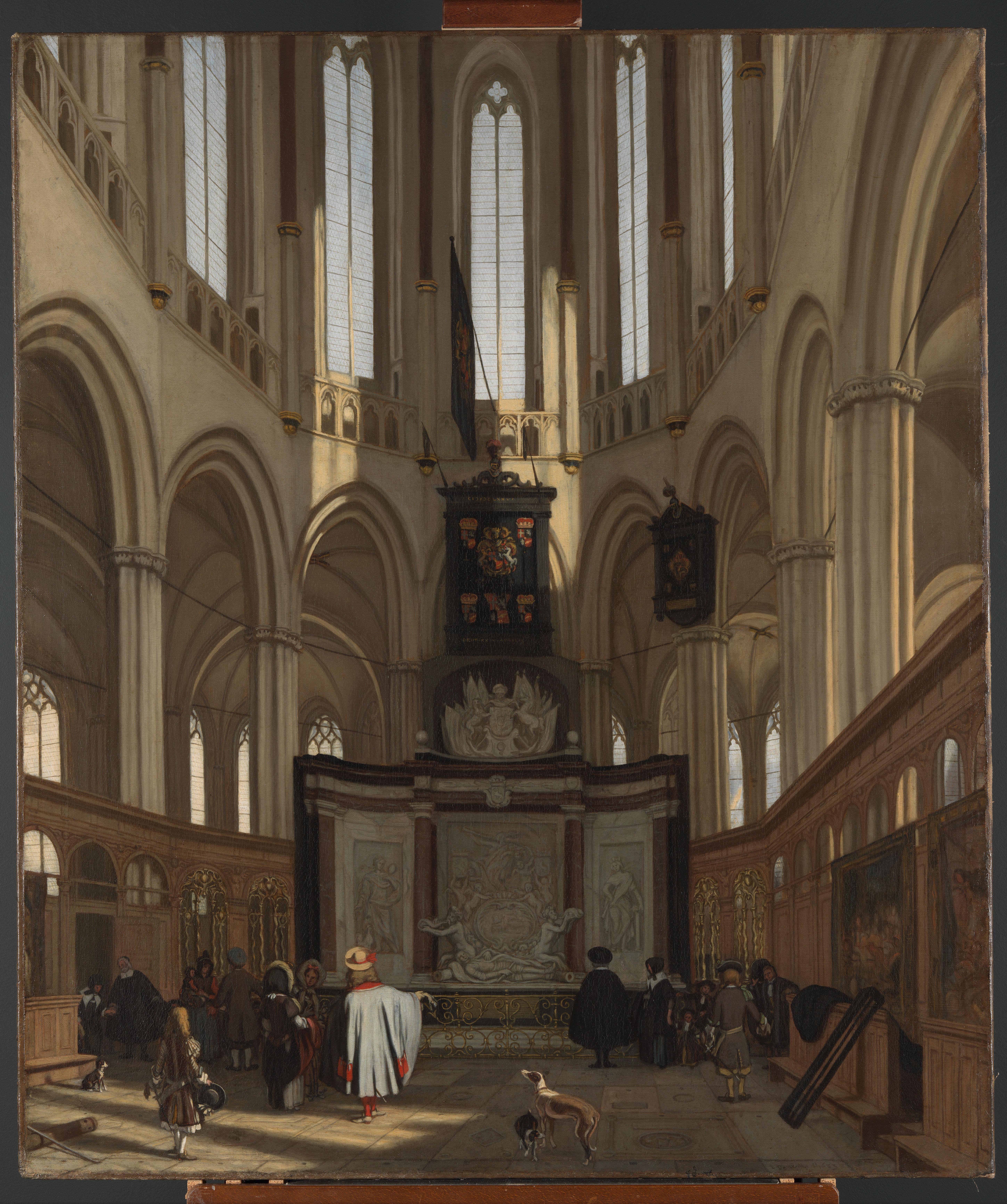 Het praalgraf van De Ruyter in de Nieuwe Kerk te Amsterdam