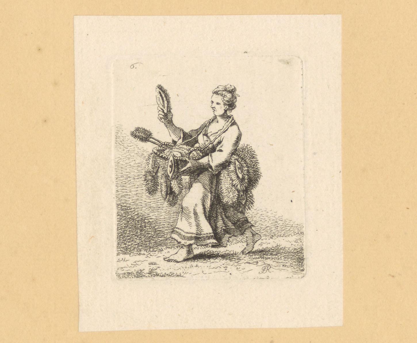 Verkoper van haarborstels