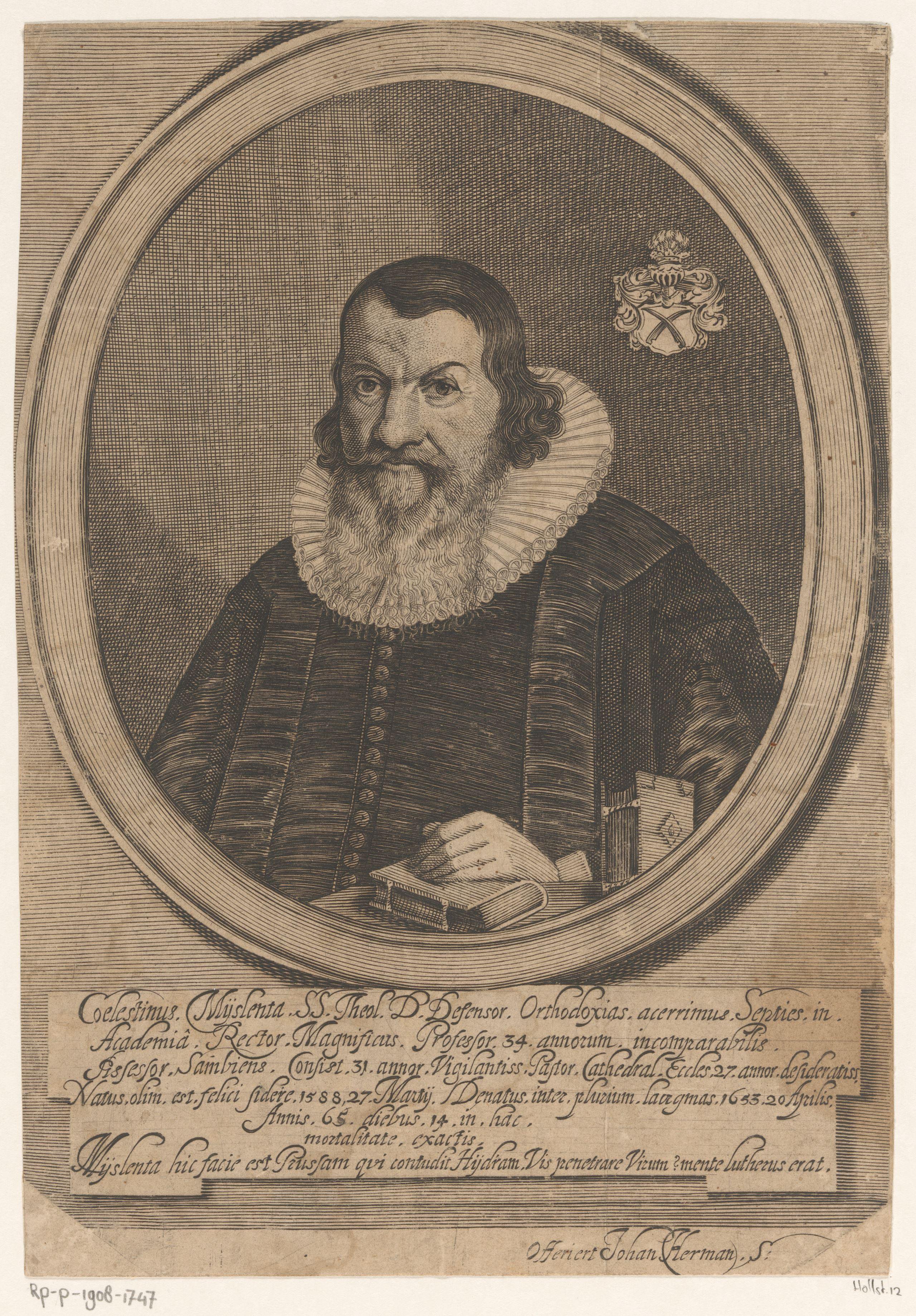 Portret van Coelestin Myslenta