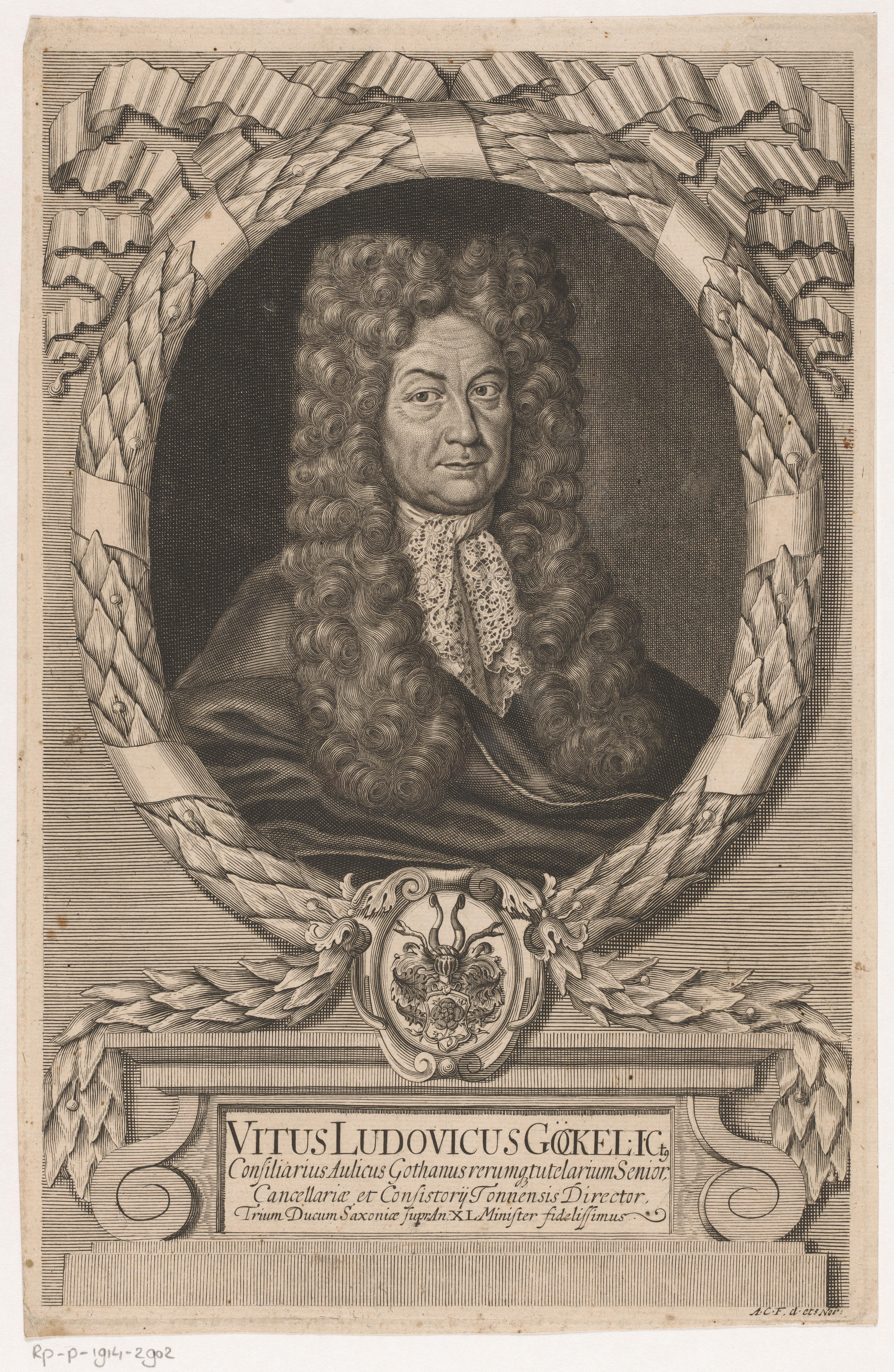Portret van Veit Ludwig Göckel