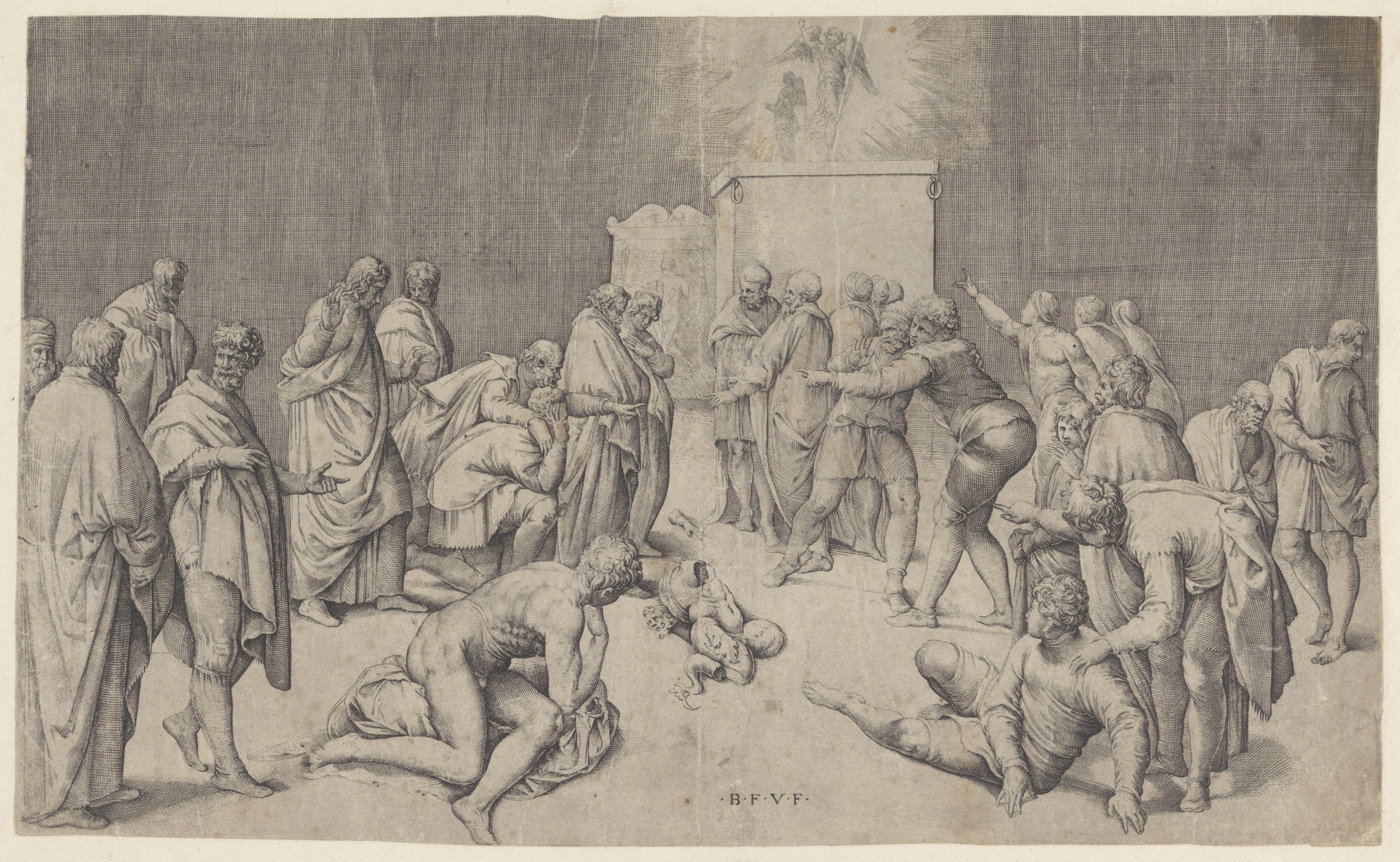 Ark des Verbonds in de tempel van Dagon