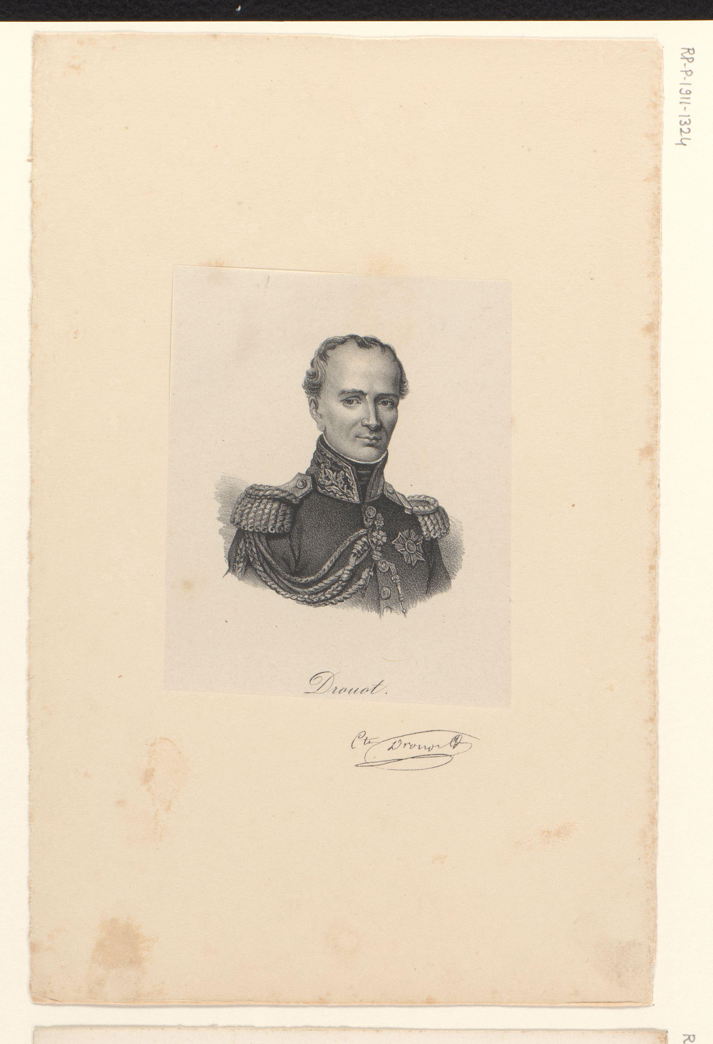 Portret van Antoine Drouot