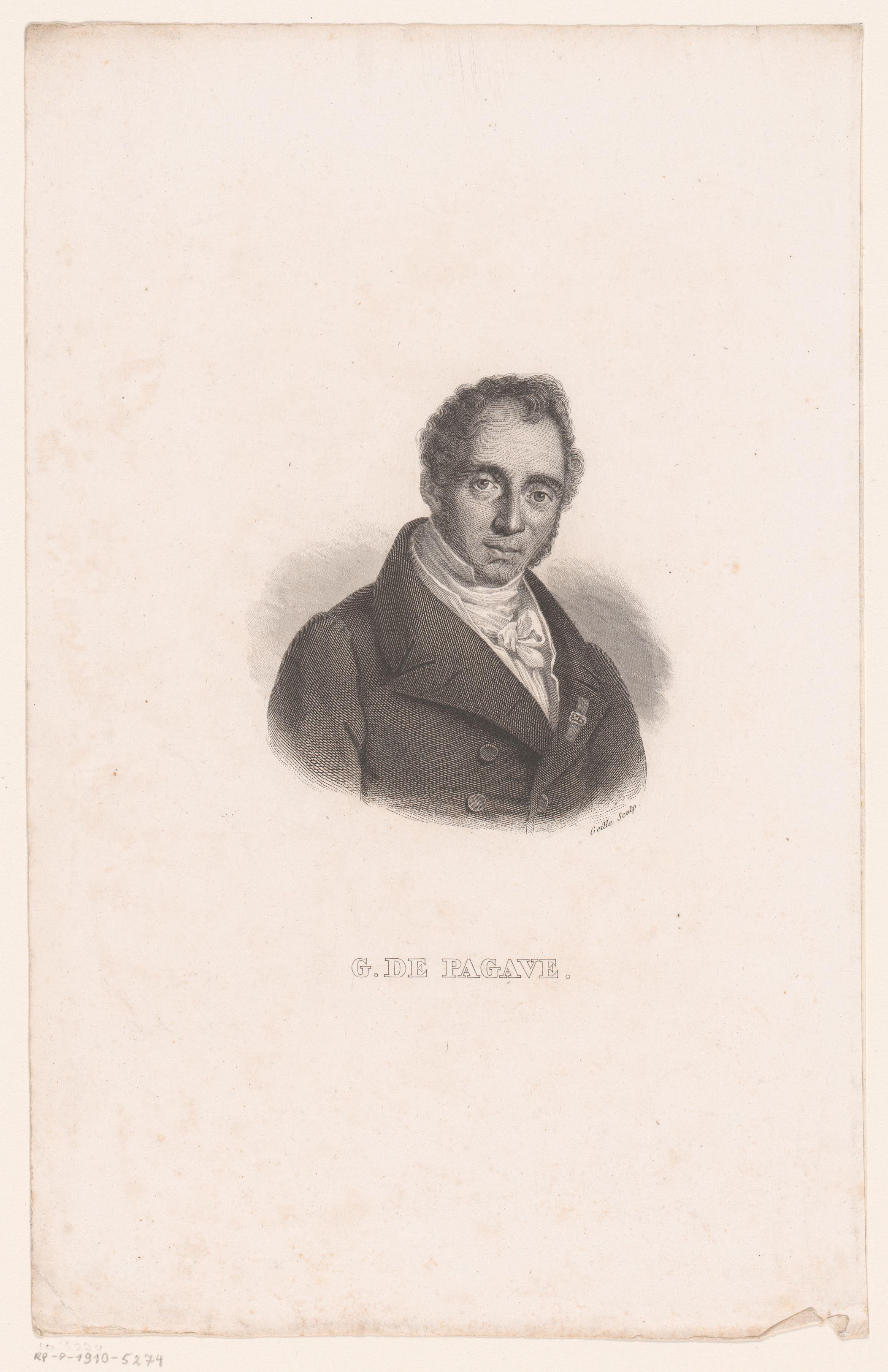 Portret van Gaudenzio de Pagave